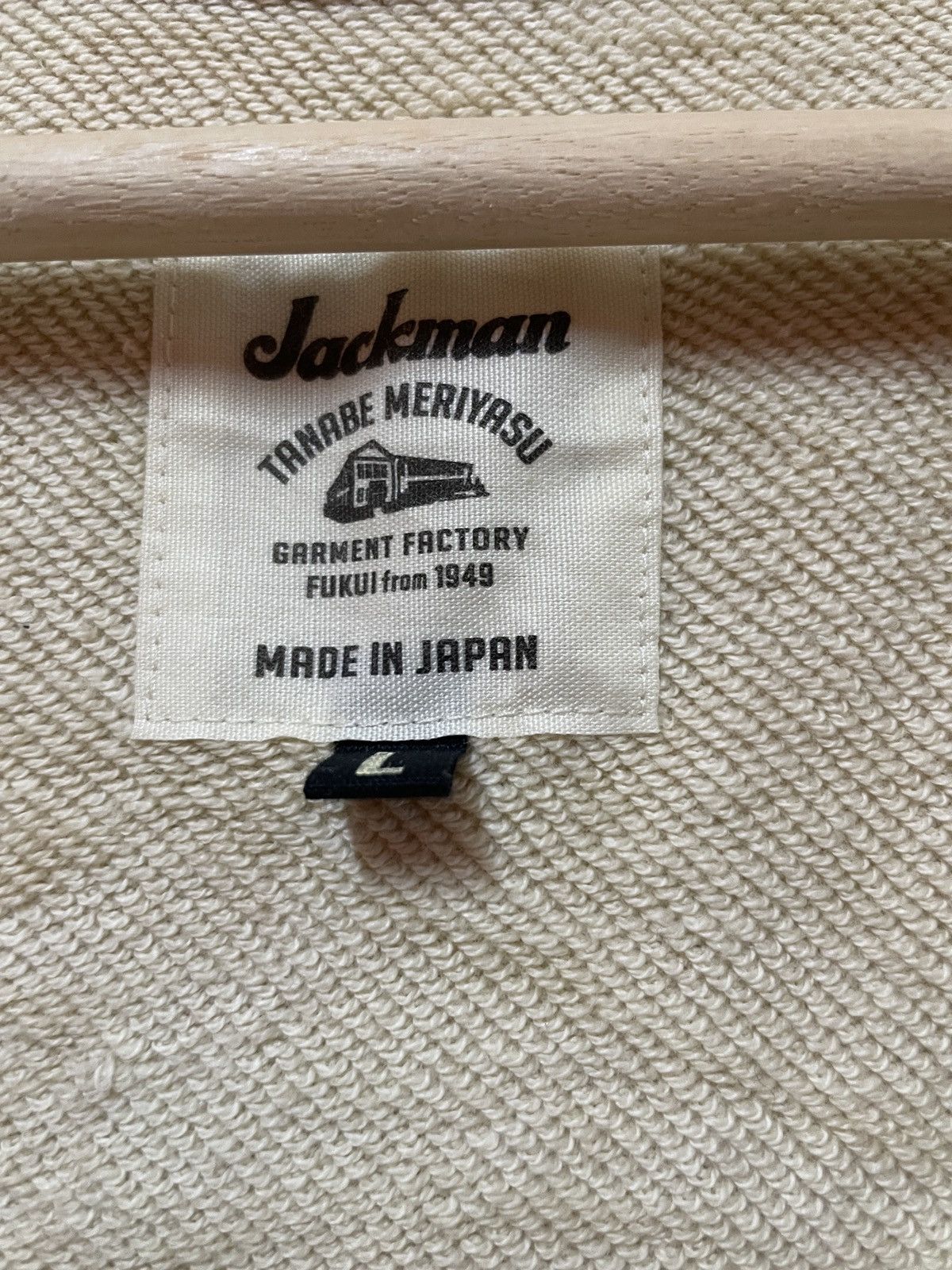 Jackman Jackman Tanabe Meriyasu Garment Factory V Neck Cardigan Size US L / EU 52-54 / 3 - 7 Thumbnail