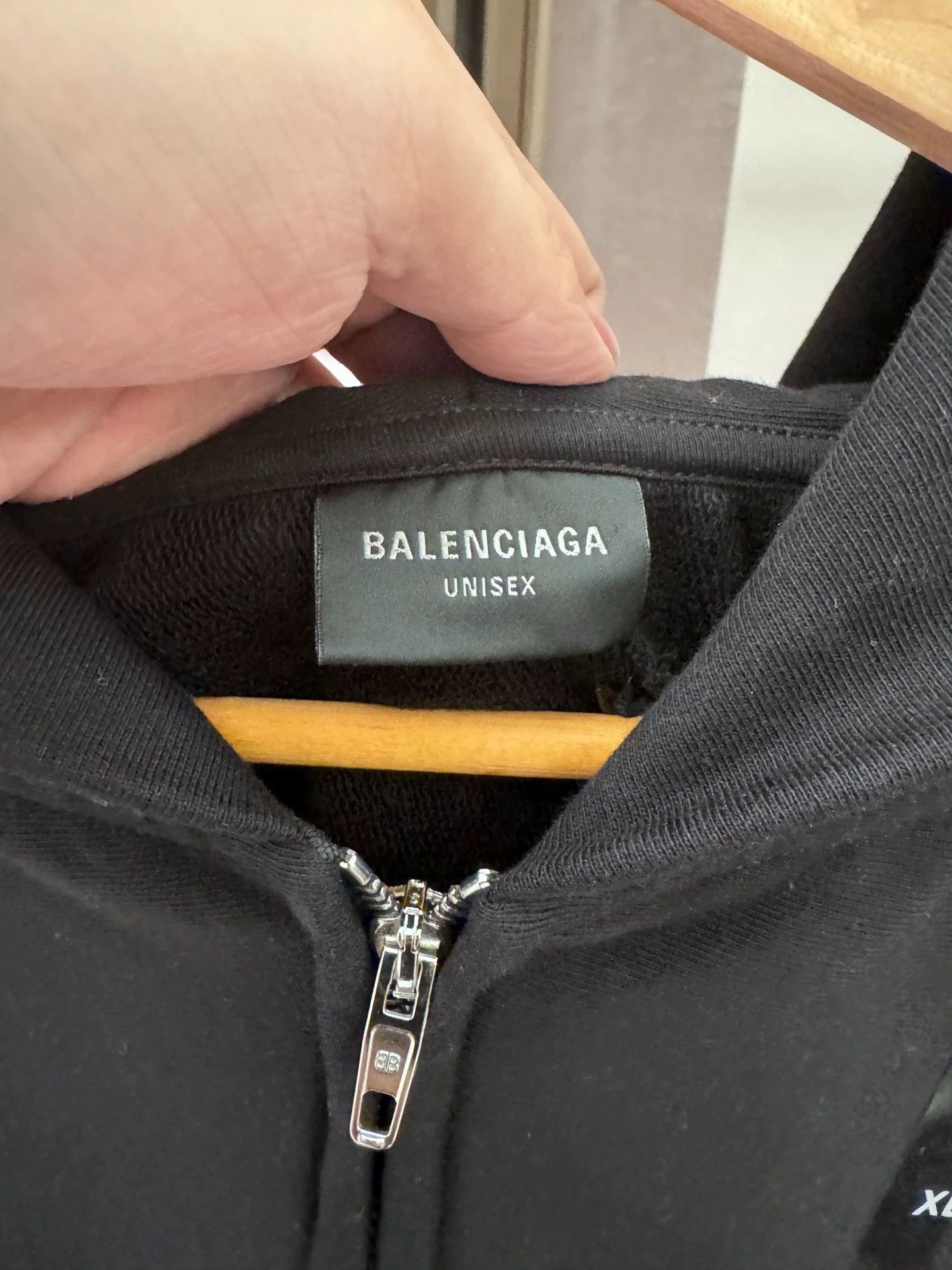 Balenciaga BALENCIAGA 22FW Runway zip-up hoodie black S Size S / US 4 / IT 40 - 3 Thumbnail