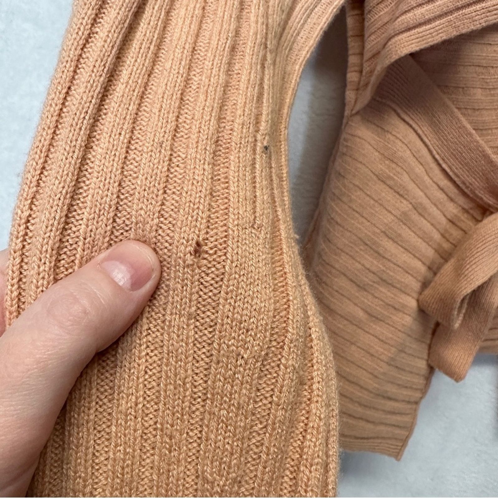 Vince Vince Wool Cashmere Blend Blush Pink Long Sleeve Sweater Size S / US 4 / IT 40 - 9 Thumbnail