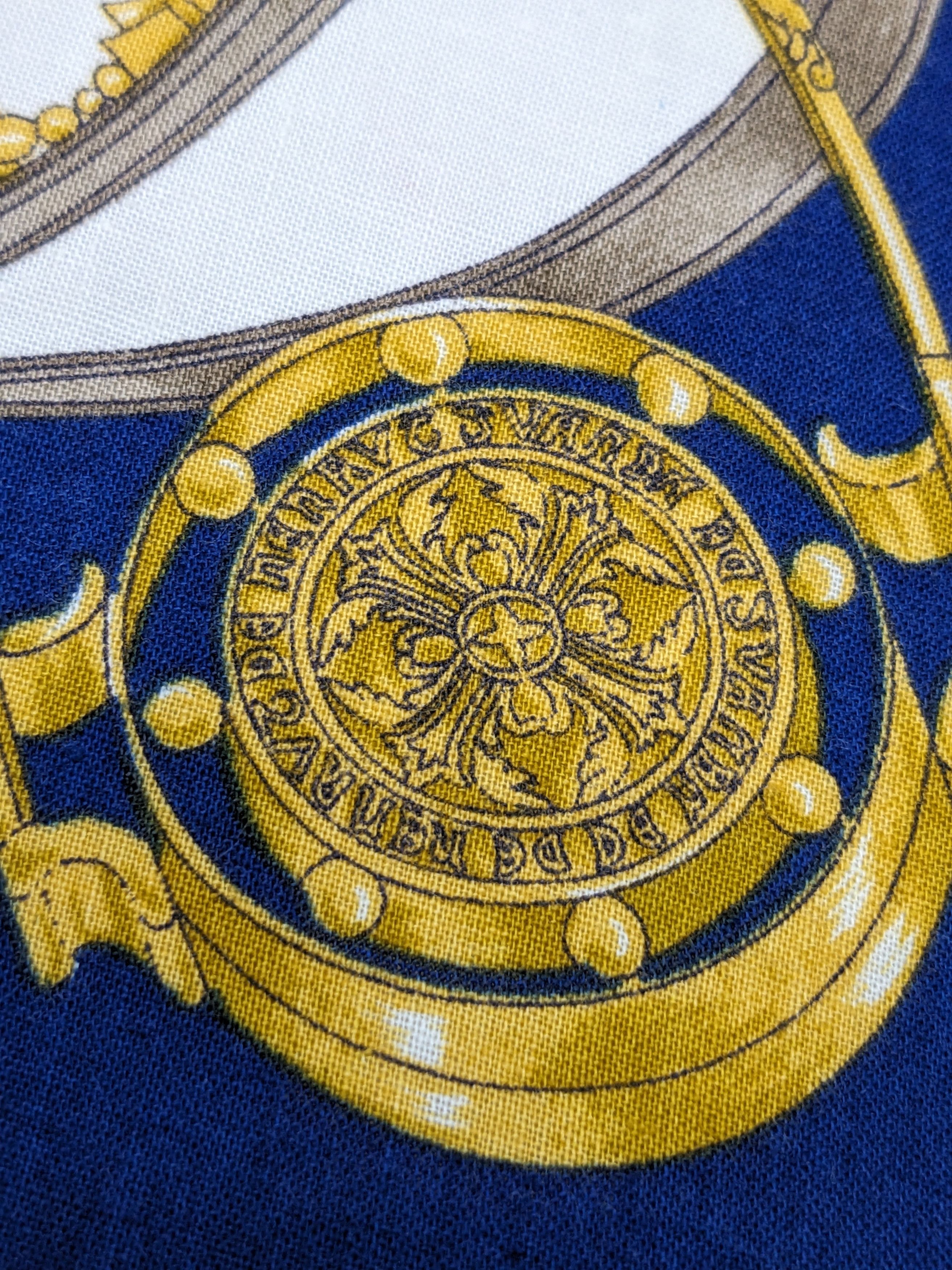 Other Vintage Heraldic Equestrian Handkerchief: Royal Horse Bridle Size ONE SIZE - 3 Thumbnail