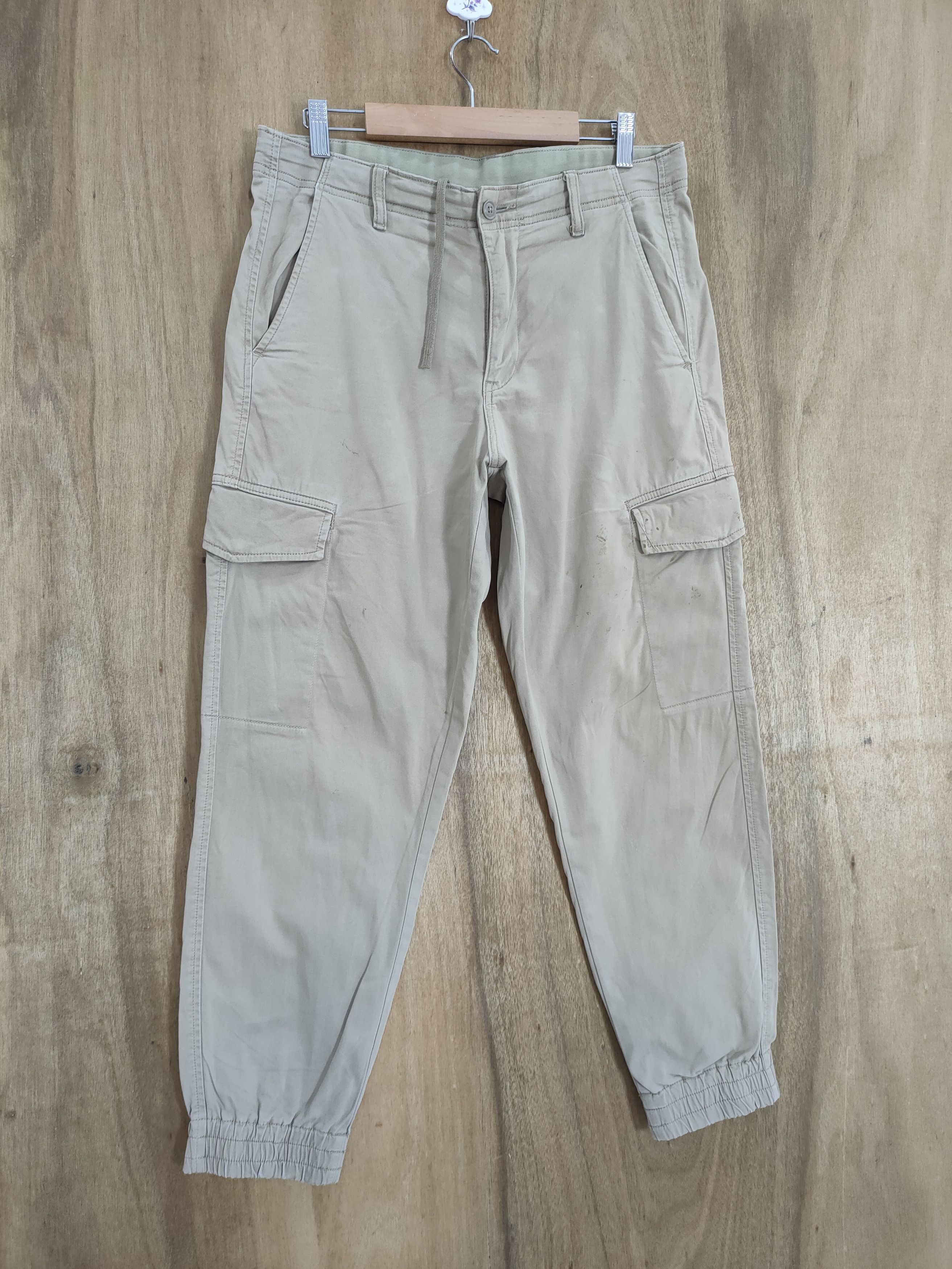 image of Authentic Brown Easy Cargo Pants, Men's (Size 32)