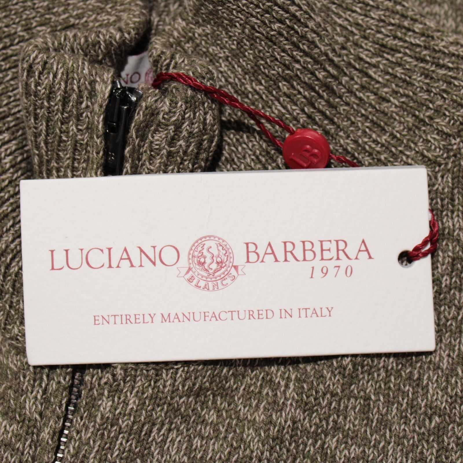 Luciano Barbera Luciano Barbera Sweater Size US M in Green Size US M / EU 48-50 / 2 - 2 Thumbnail