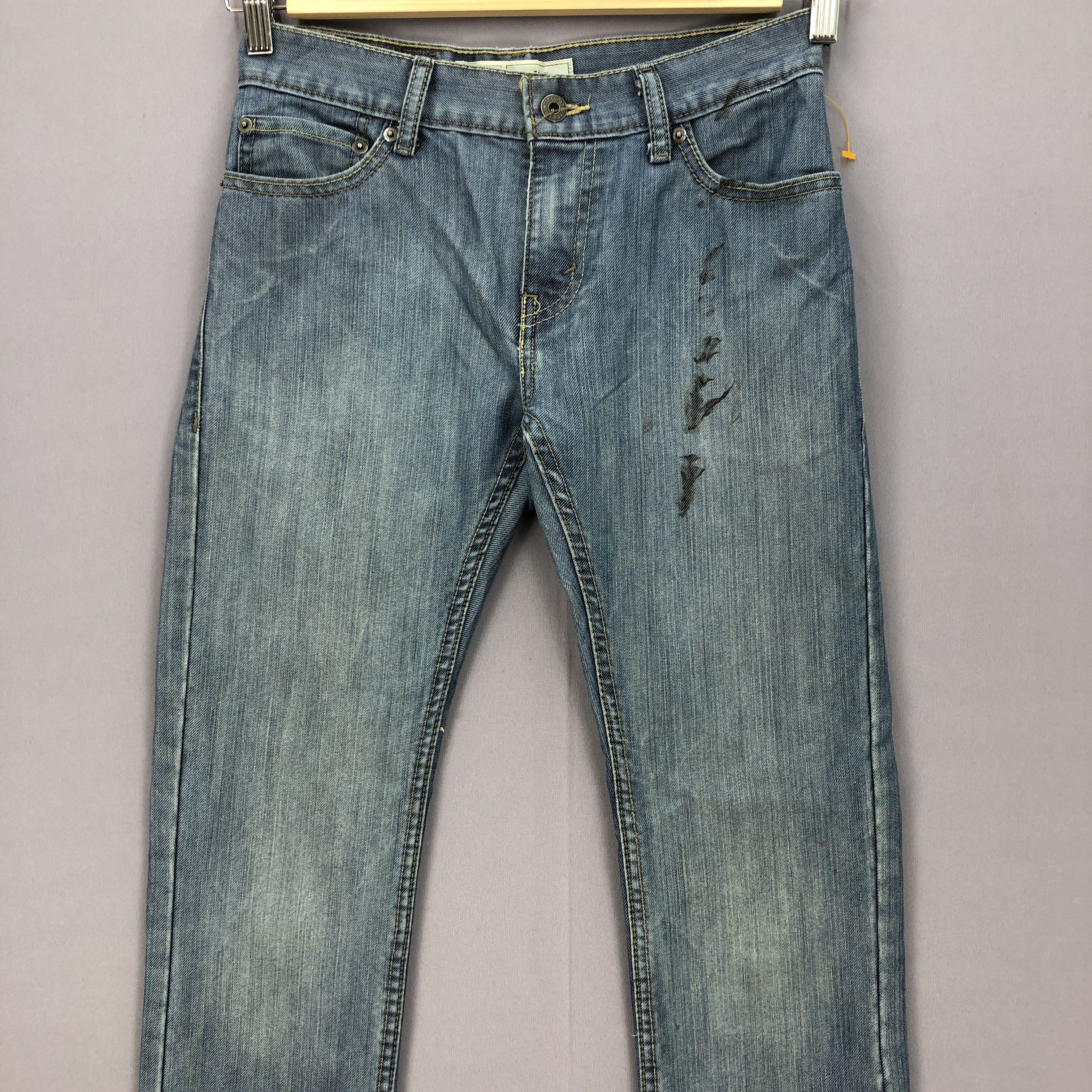 Levi's Vintage Levis Dirty Jeans Levi's Slim Skinny Blue Denim Size 26" / US 2 / IT 38 - 3 Thumbnail