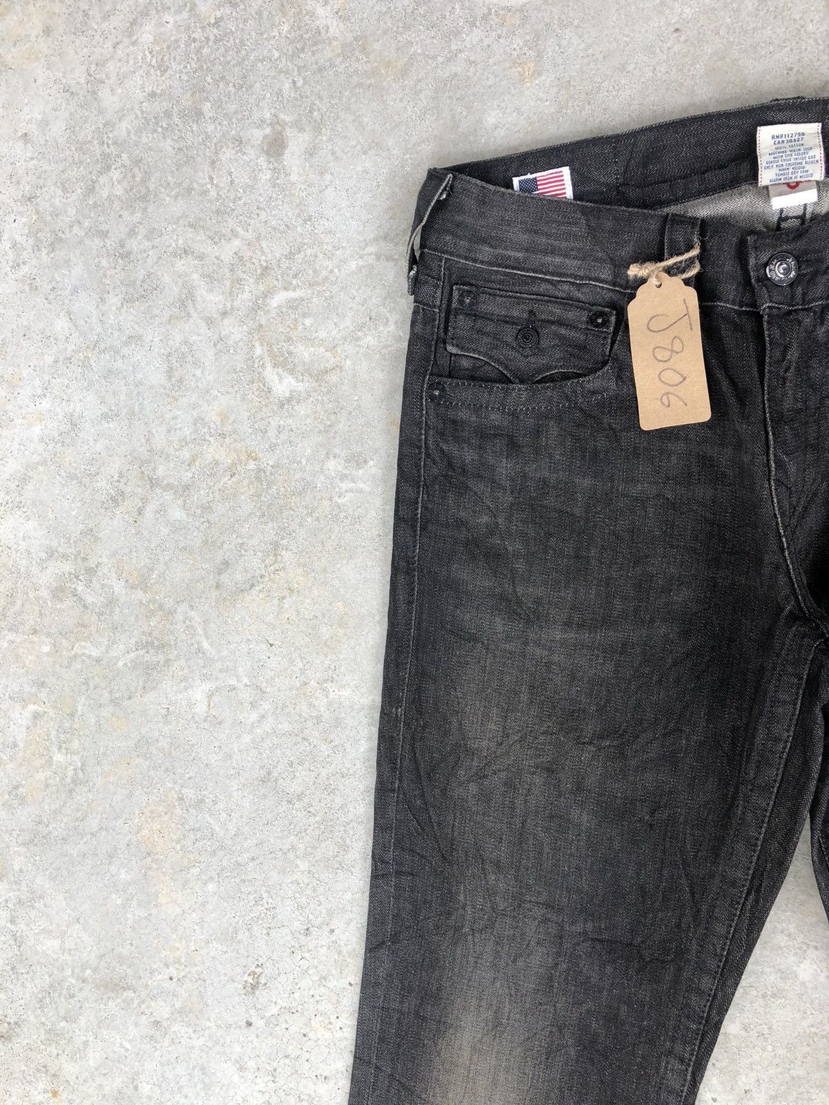 True Religion Vintage True Religion Ricky Distressed Jeans Size US 35 - 4 Thumbnail