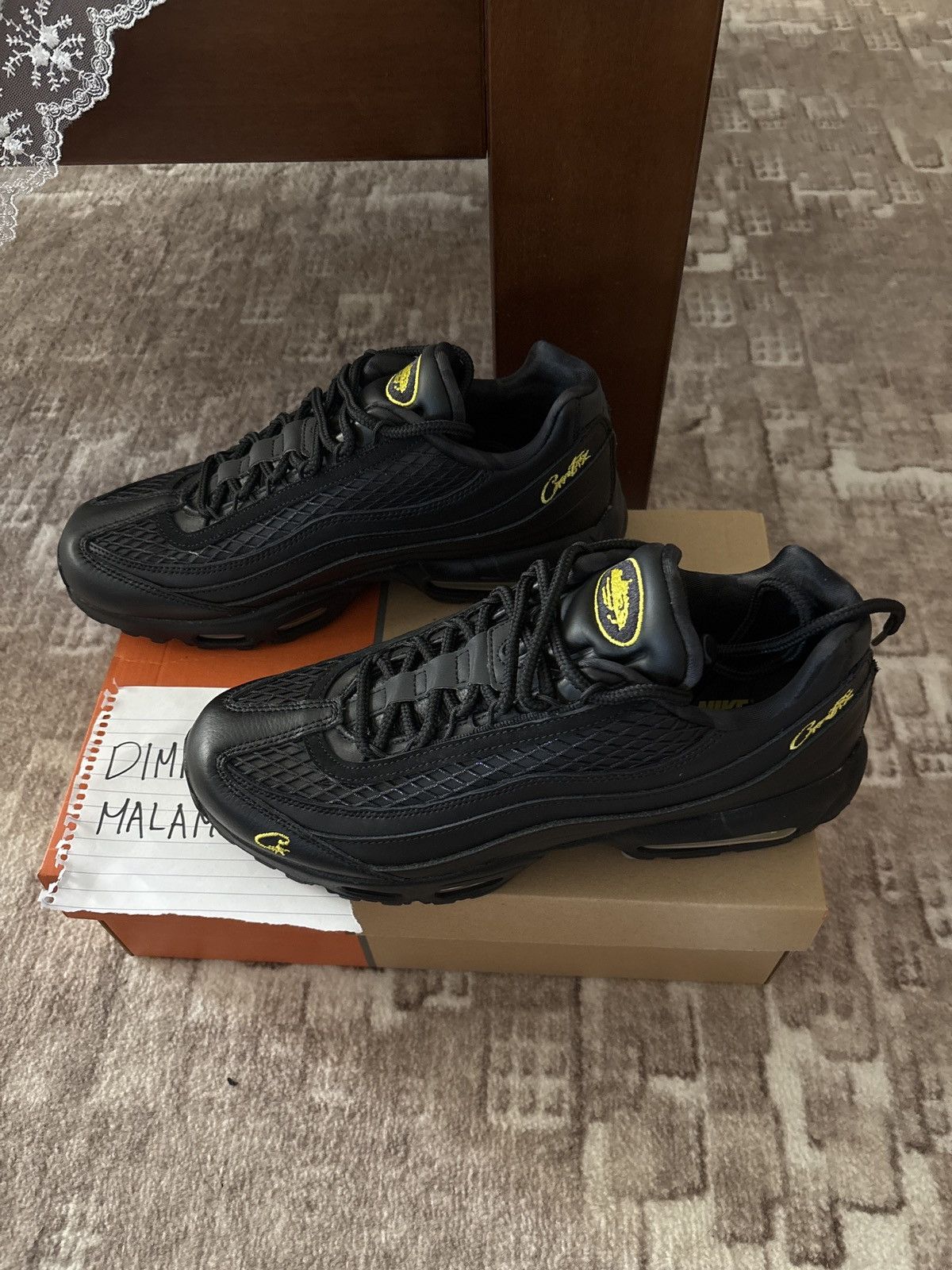 Corteiz × Nike Corteiz x Nike Air Max 95 “Honey Black” — Size EU 42.5 /US 9 Size US 9 / EU 42 - 2 Thumbnail