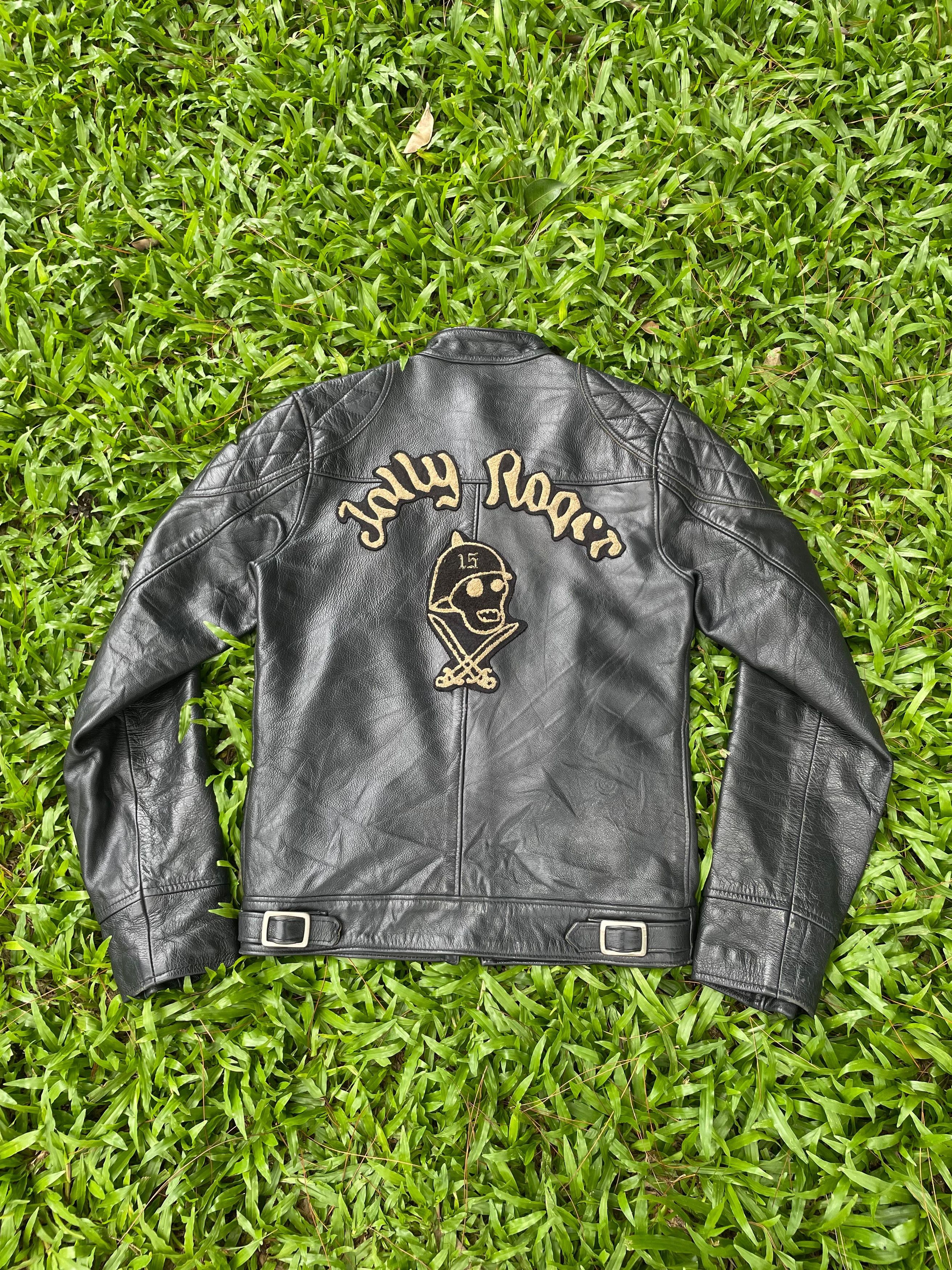 Japanese Brand Leather Jacket Single Riders Blacktop Motorcycle x Theater8 Size US S / EU 44-46 / 1 - 1 Thumbnail