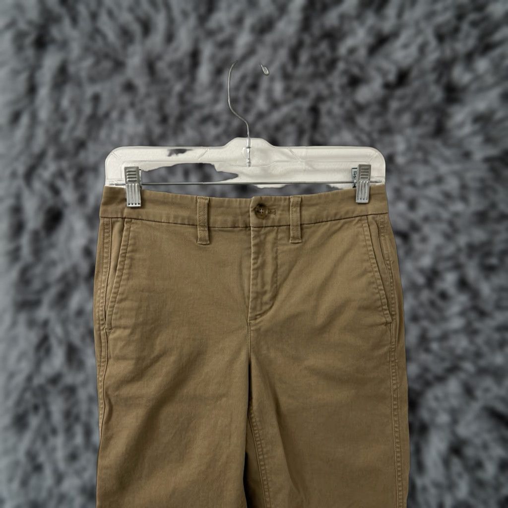 J.Crew VINTAGE? No — J. Crew Pants Womens 00 28x27 Tan Khaki High Rise Girlfriend Chino YKK Size 24" / US 00 / IT 34 - 1 Thumbnail