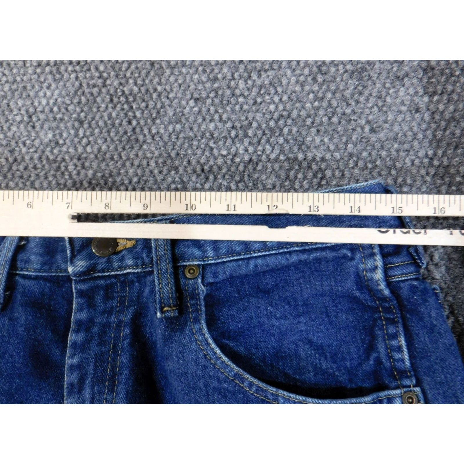 Wrangler Wrangler Jeans Mens 32x30 Blue Straight Workwear Outdoors Rugged Denim Jeans Size US 32 / EU 48 - 3 Thumbnail