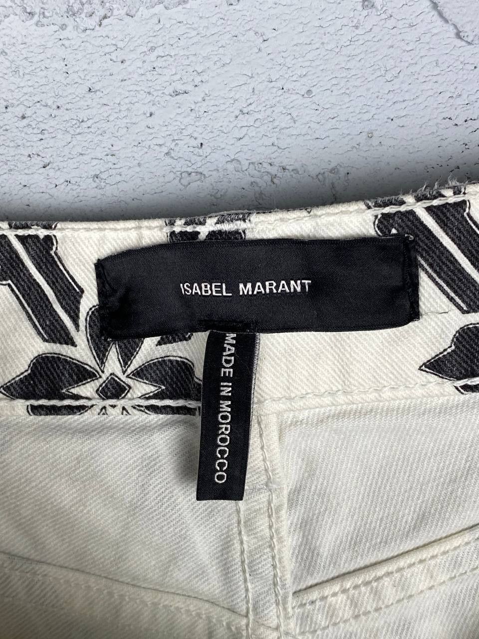 Isabel Marant × Isabel Marant Etoile Isabel Marant Etoile White Rhinestone Denim Shorts Size 25" / US 0 / IT 36 - 9 Thumbnail