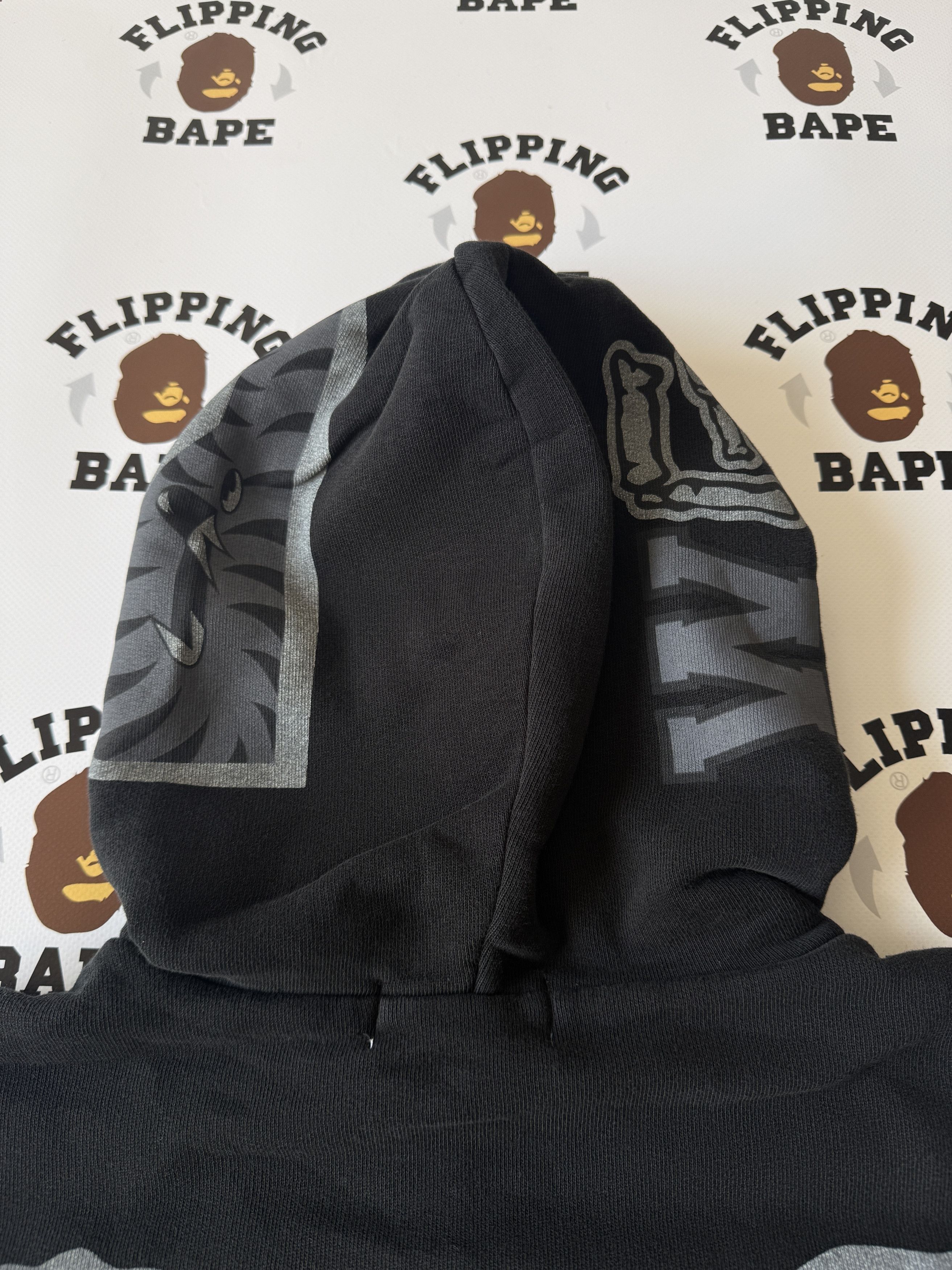 Bape BAPE SKELETON SHARK HEAVY WASHED CROPPED FIT FULL ZIP HOODIE Size US XL / EU 56 / 4 - 7 Thumbnail