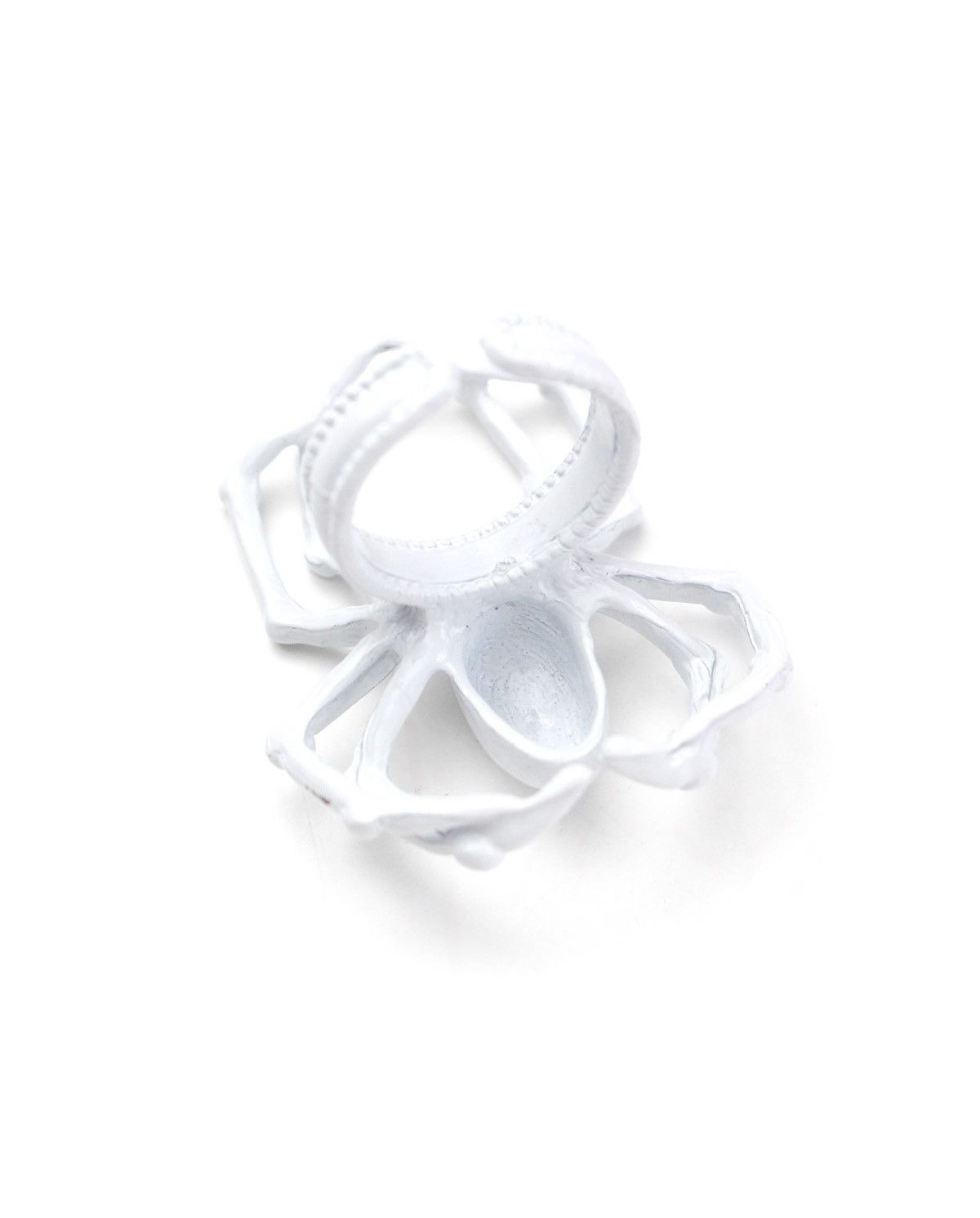 Hysteric Glamour 2000S JAPANESE MADE SPIDER WHITE RING Size ONE SIZE - 4 Thumbnail