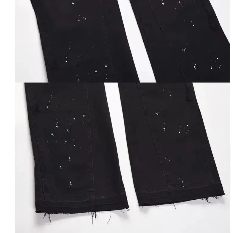 Japanese Brand Streetwear Graffiti Cargo Flared Jeans Size US 32 / EU 48 - 4 Thumbnail