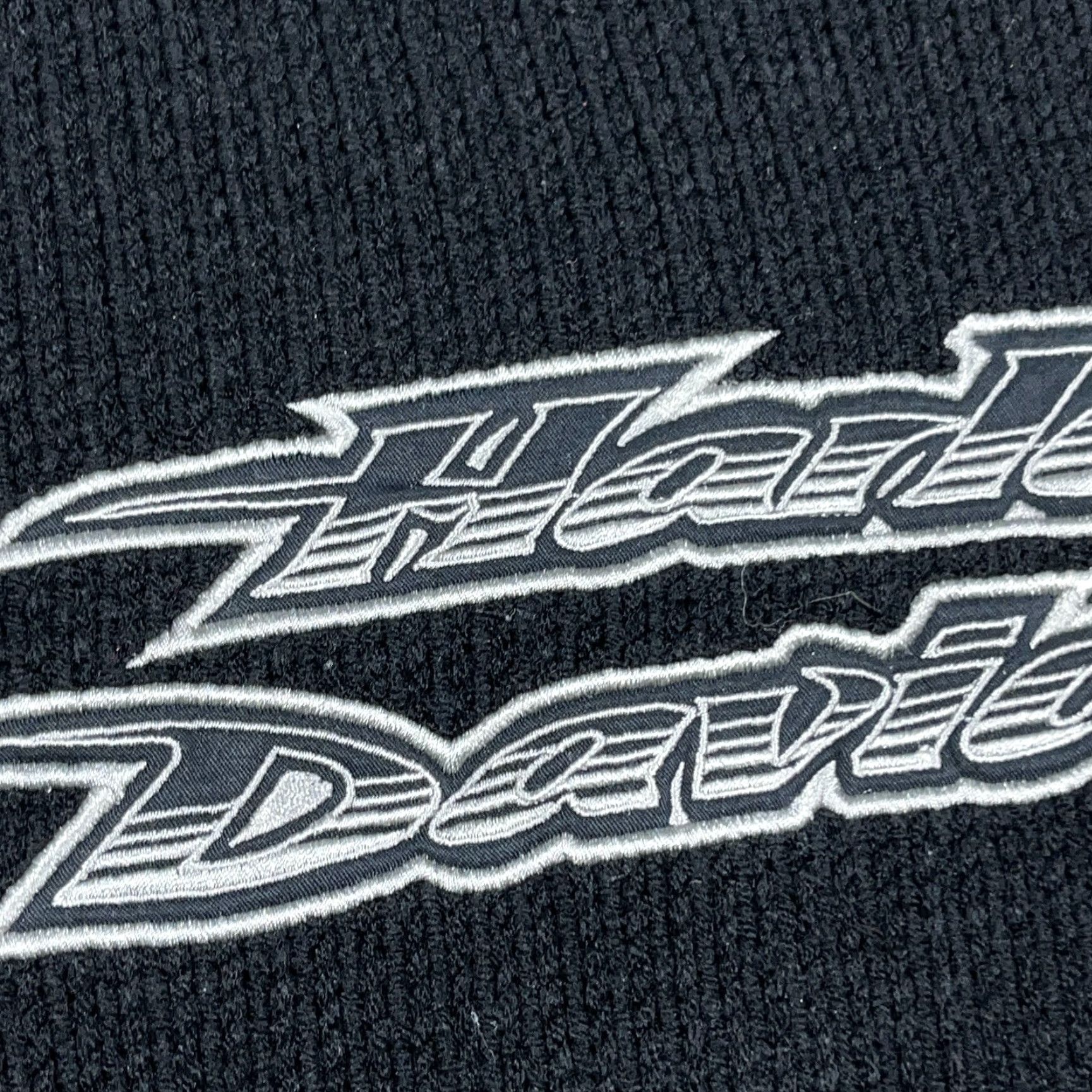 Harley Davidson VINTAGE Harley-Davidson Sweater Men XL Black Heavy Knit Ribbed CrewNeck Wool Size US XL / EU 56 / 4 - 6 Thumbnail