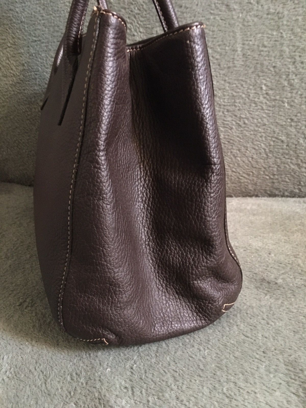 Maison Mollerus Maison Mollerus Brown Leather Shoulder Bag Handbag Size ONE SIZE - 4 Thumbnail
