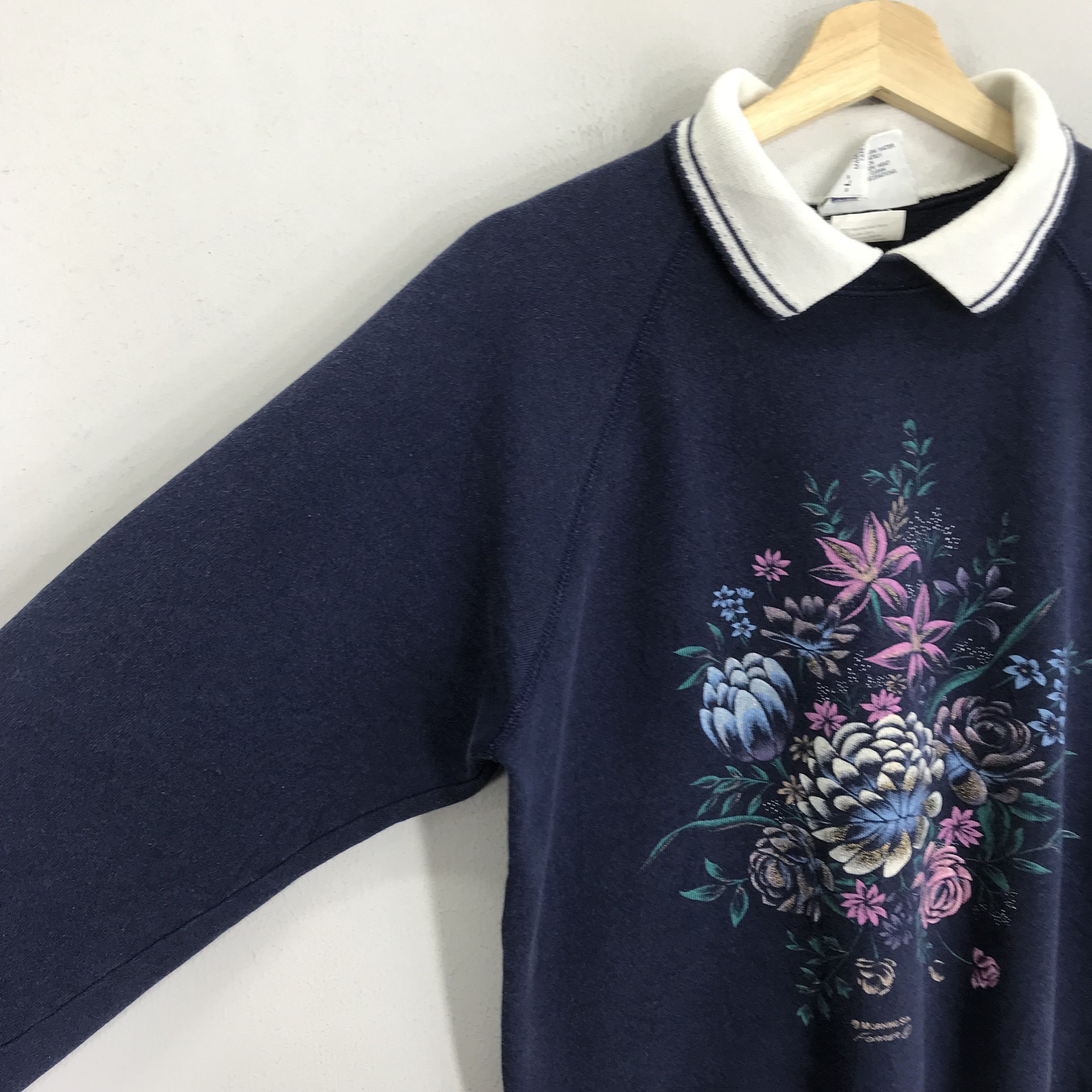 Vintage Vintage 90s Morning Sun Blue Sweatshirt - 391 Size US M / EU 48-50 / 2 - 4 Thumbnail