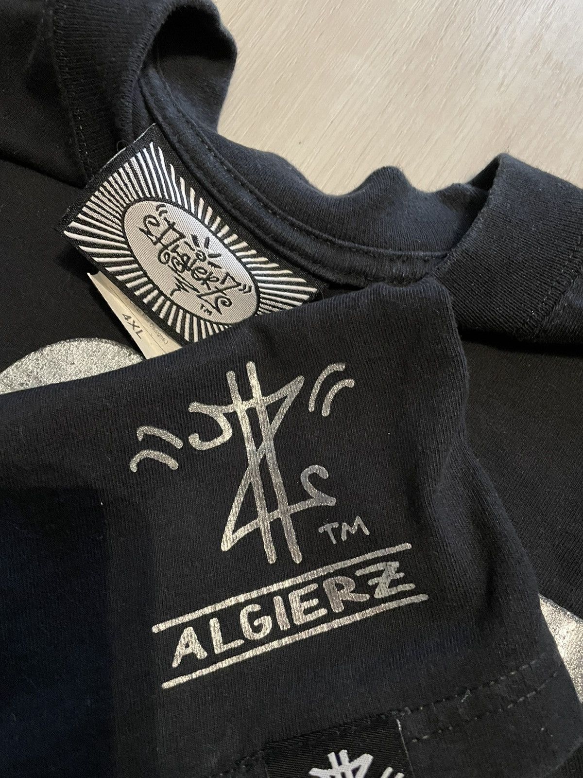 Rap Tees × Vintage Vintage Y2K Algierz I DO IT FOR THE HOOD! Raptee 4XL Size US XXL / EU 58 / 5 - 3 Thumbnail