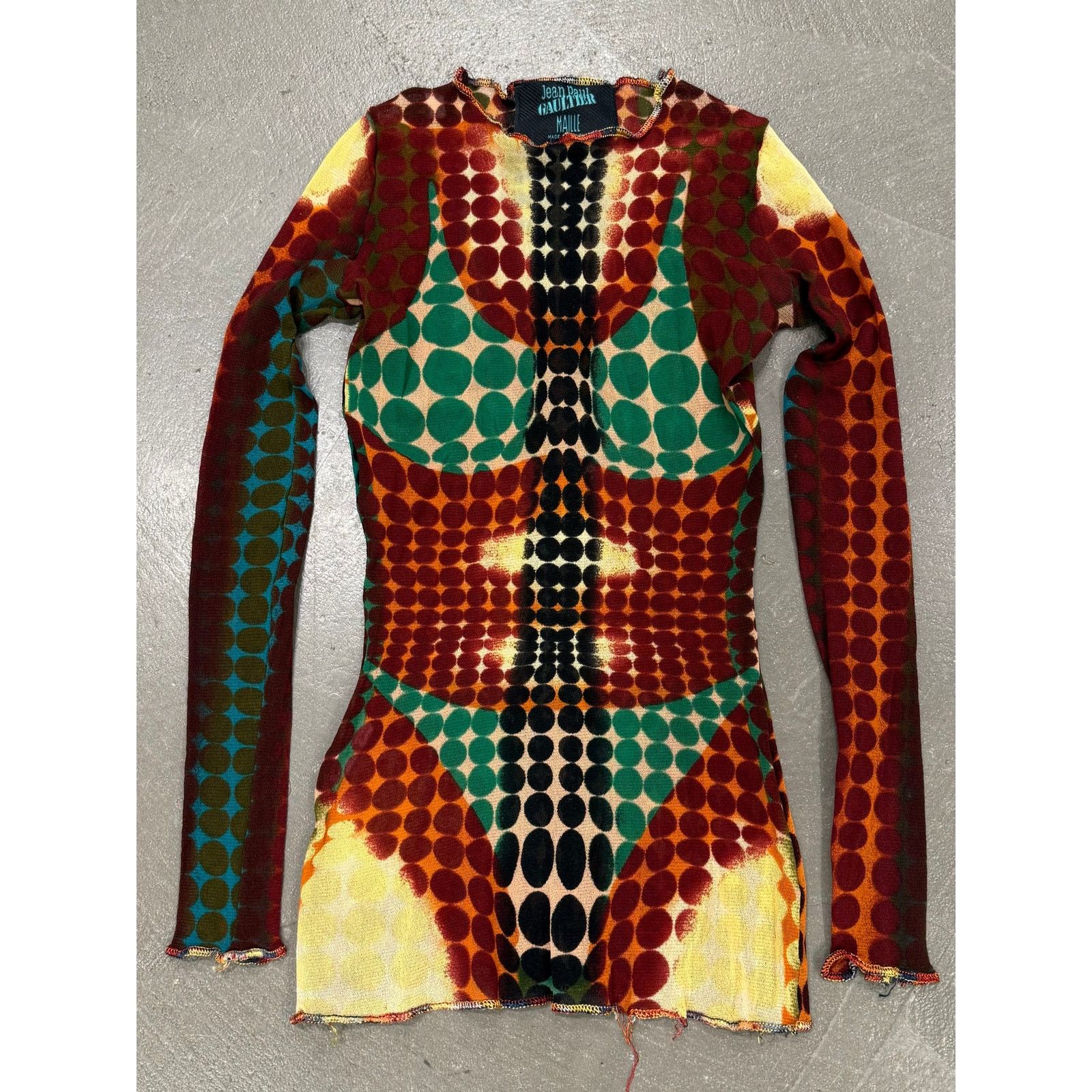 Jean Paul Gaultier F/W1995 Jean Paul Gaultier cyber dot mesh top Size S / US 4 / IT 40 - 1 Thumbnail