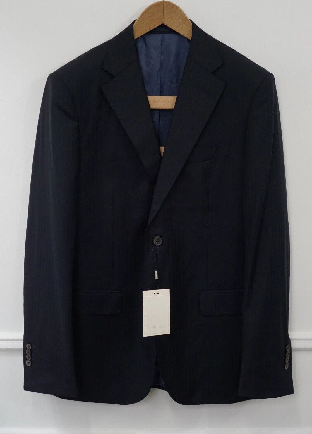 Suitsupply Men Suitsupply Blazer Napoli Navy Wool Super 110 98 UK/US40L Size 40L - 1 Thumbnail
