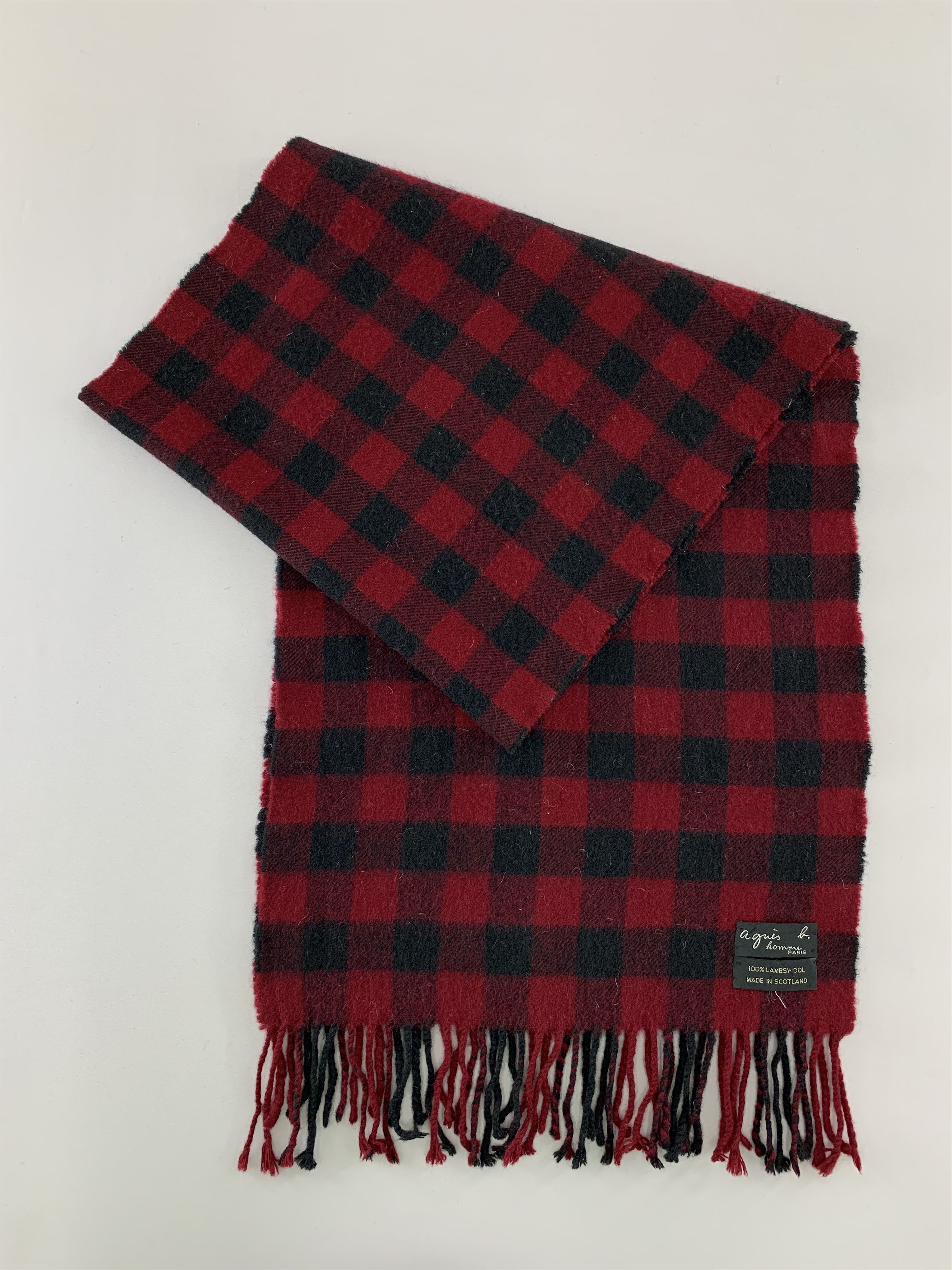 agnes b. Agnes B Scarf Wool Muffler Neck Wrap BL4302 Size ONE SIZE - 2 Thumbnail