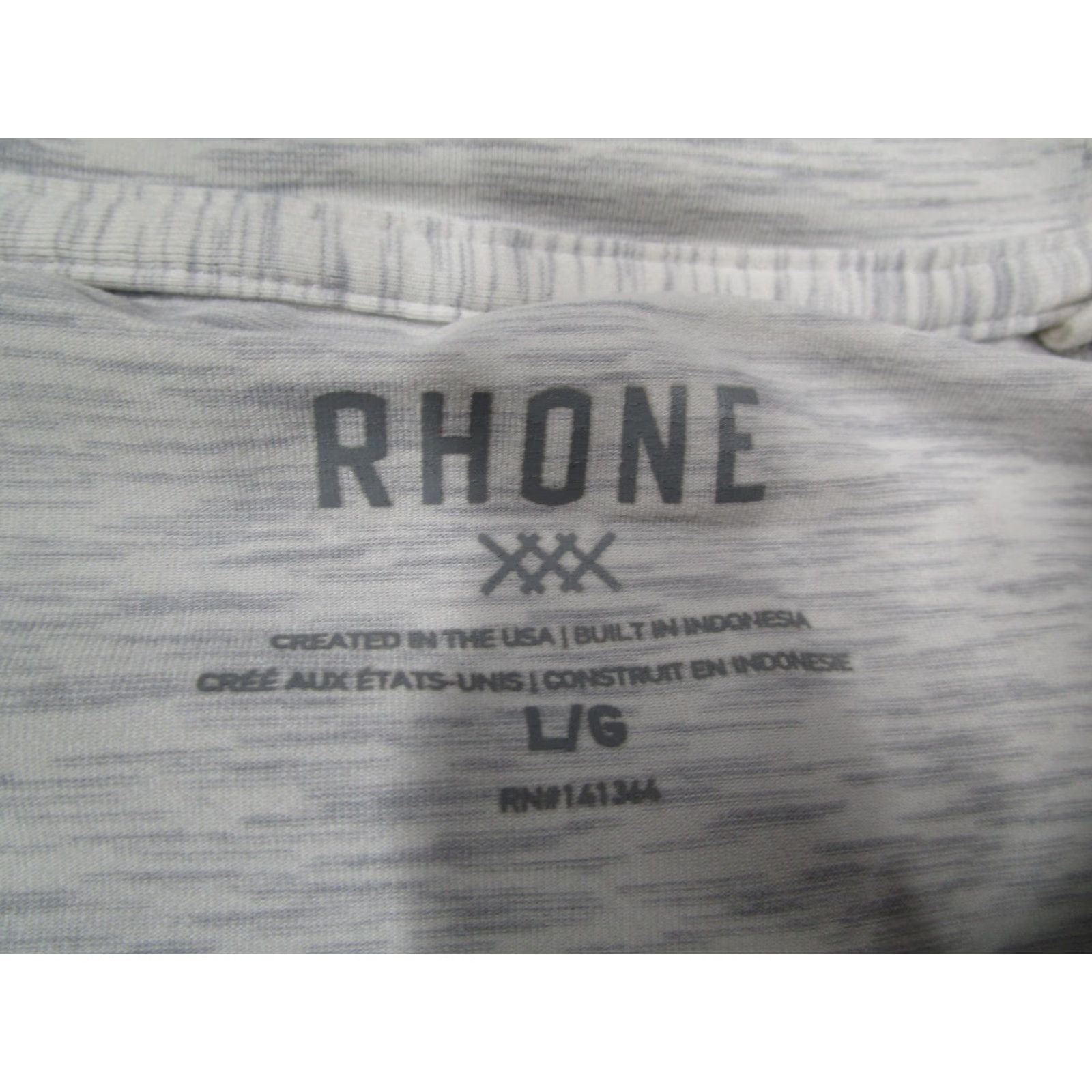 Rhone Rhone Mens Large Gray Long Sleeve Shirt Lightweight Performance Running N 100403 Size US L / EU 52-54 / 3 - 3 Thumbnail