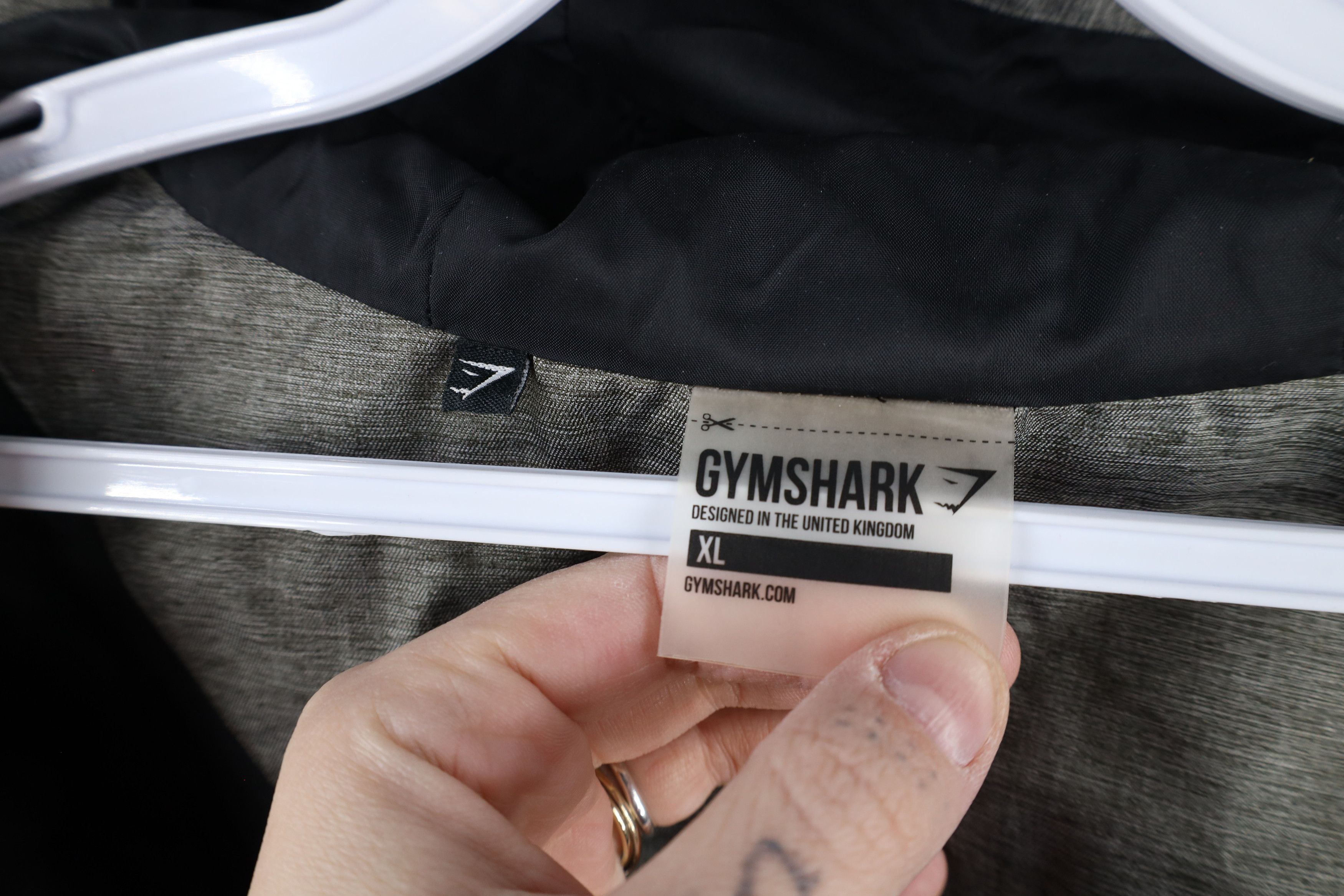 Gymshark × Vintage Gymshark Full Length Zip Parka Rain Jacket Coat Heather Gray Size XL / US 12-14 / IT 48-50 - 8 Thumbnail