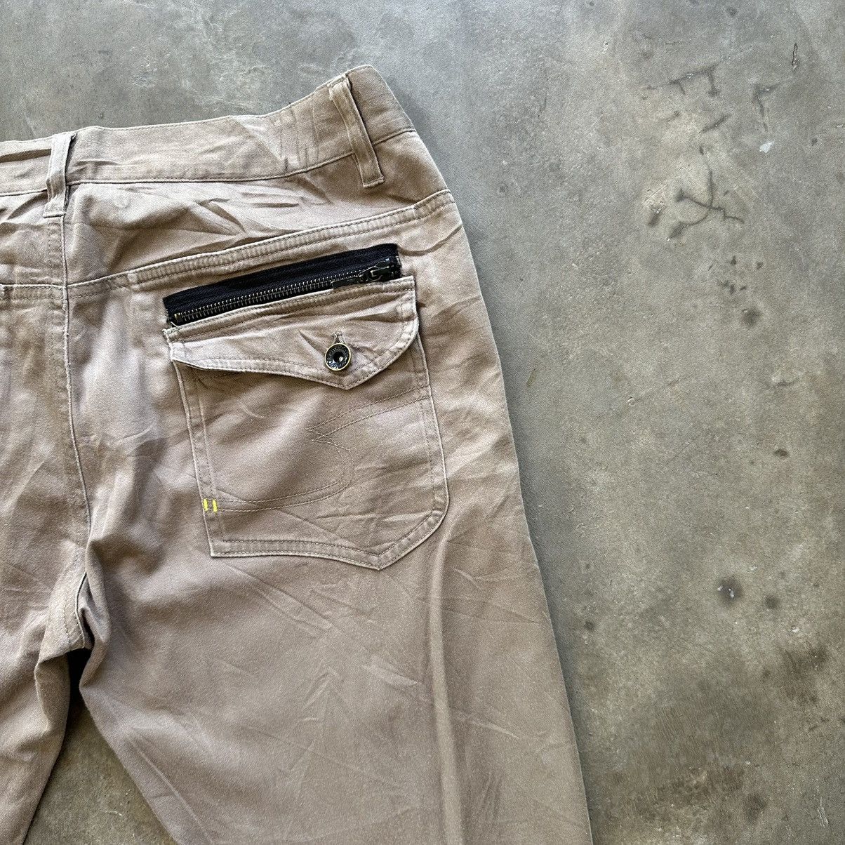 Japanese Brand Distressed Semantic Design Multipocket Zipper Trouser Pant Size US 33 - 14 Thumbnail
