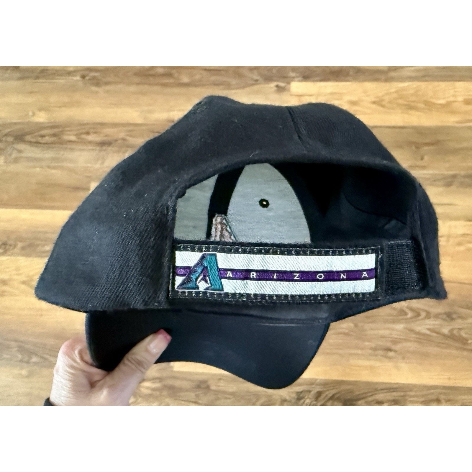 Other Arizona Diamondbacks Vintage AD Snake Adjustable Black Hat Size ONE SIZE - 5 Thumbnail