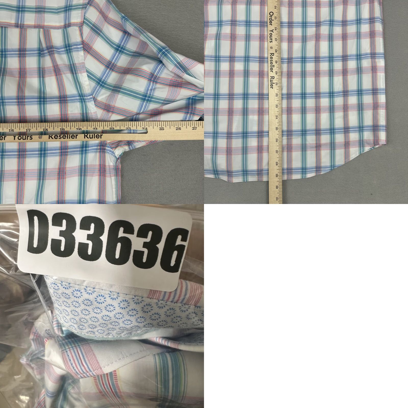 Tommy Bahama Tommy Bahama Shirt Men Medium Green Plaid Button Up Pockets Sarasota Stretch M Size US M / EU 48-50 / 2 - 8 Thumbnail