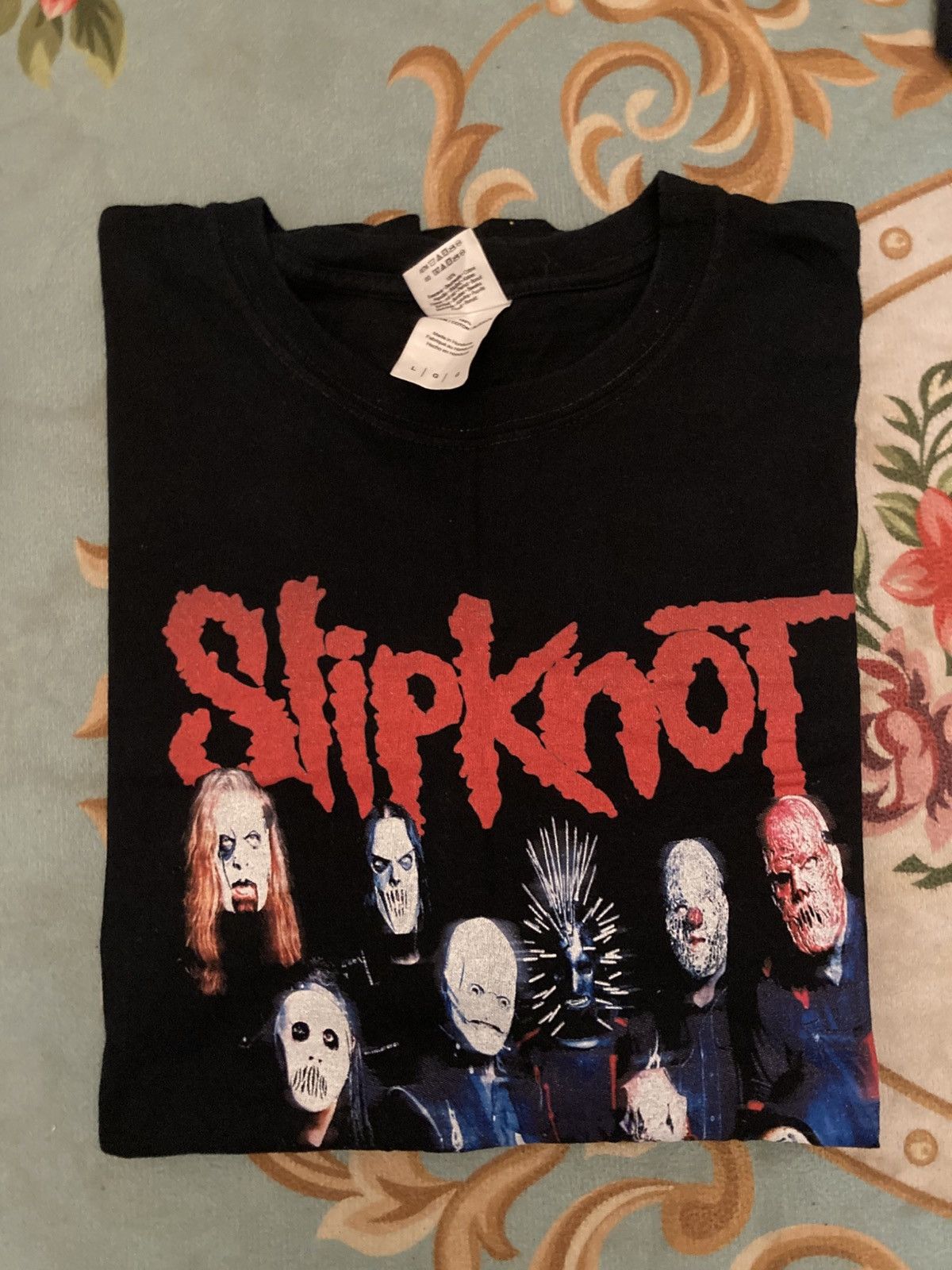 Band Tees Vintage Y2K Slipknot Lineup Band Tshirt Size US L / EU 52-54 / 3 - 8 Thumbnail