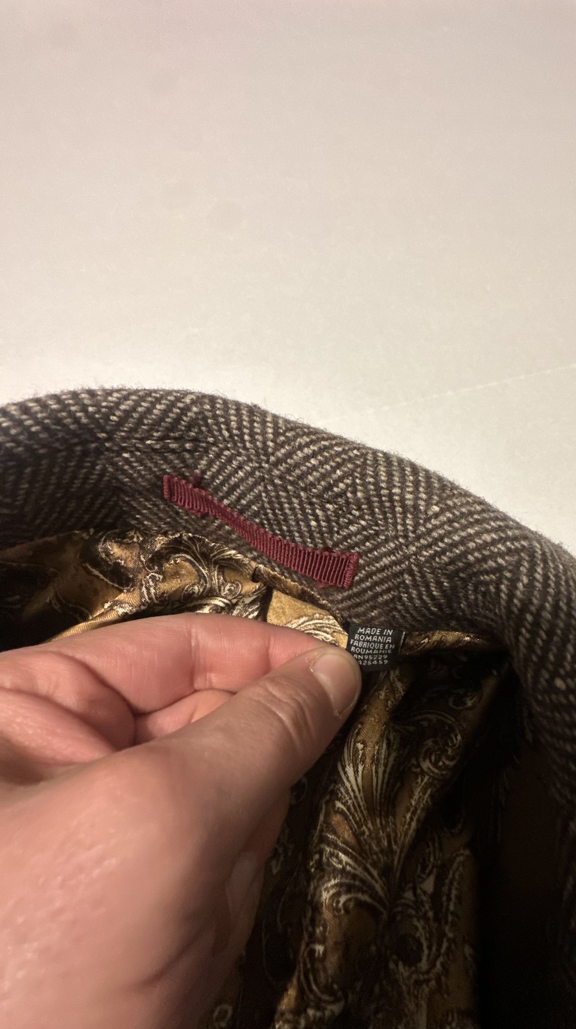 Ted Baker Herringbone Italian wool coat. Size US M / EU 48-50 / 2 - 6 Thumbnail