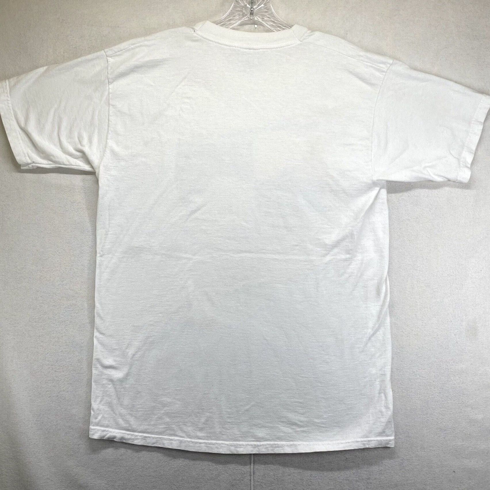 Fruit Of The Loom VINTAGE Princess Cruises T Shirt Graphic Print Men L White 90s Retro Cruise Ship Oceanic Logo Casual Shirts Mens Size US L / EU 52-54 / 3 - 3 Thumbnail