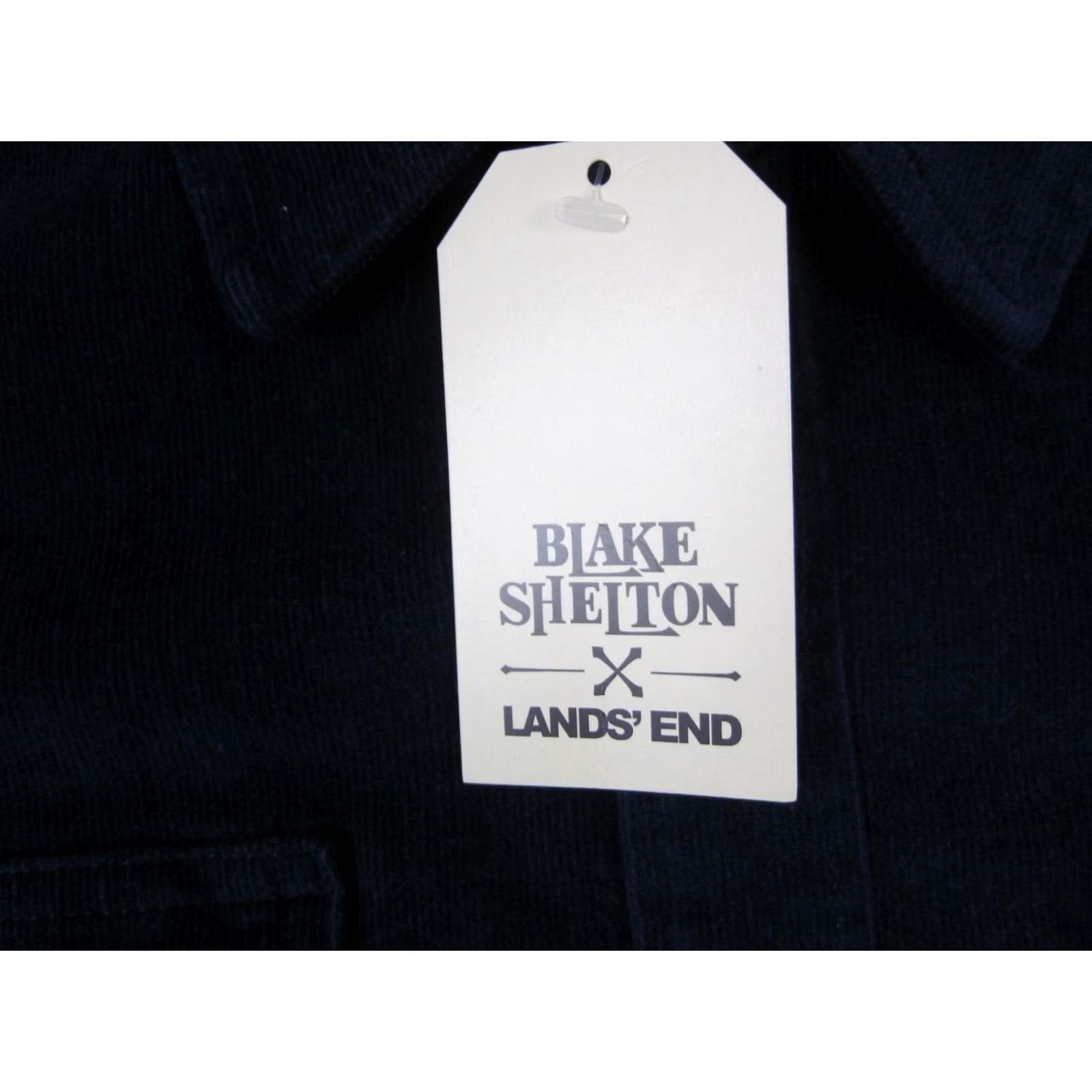 Lands' End Lands End Blake Shelton Shirt Mens Large Blue Corduroy Button Up Western Size US L / EU 52-54 / 3 - 4 Thumbnail