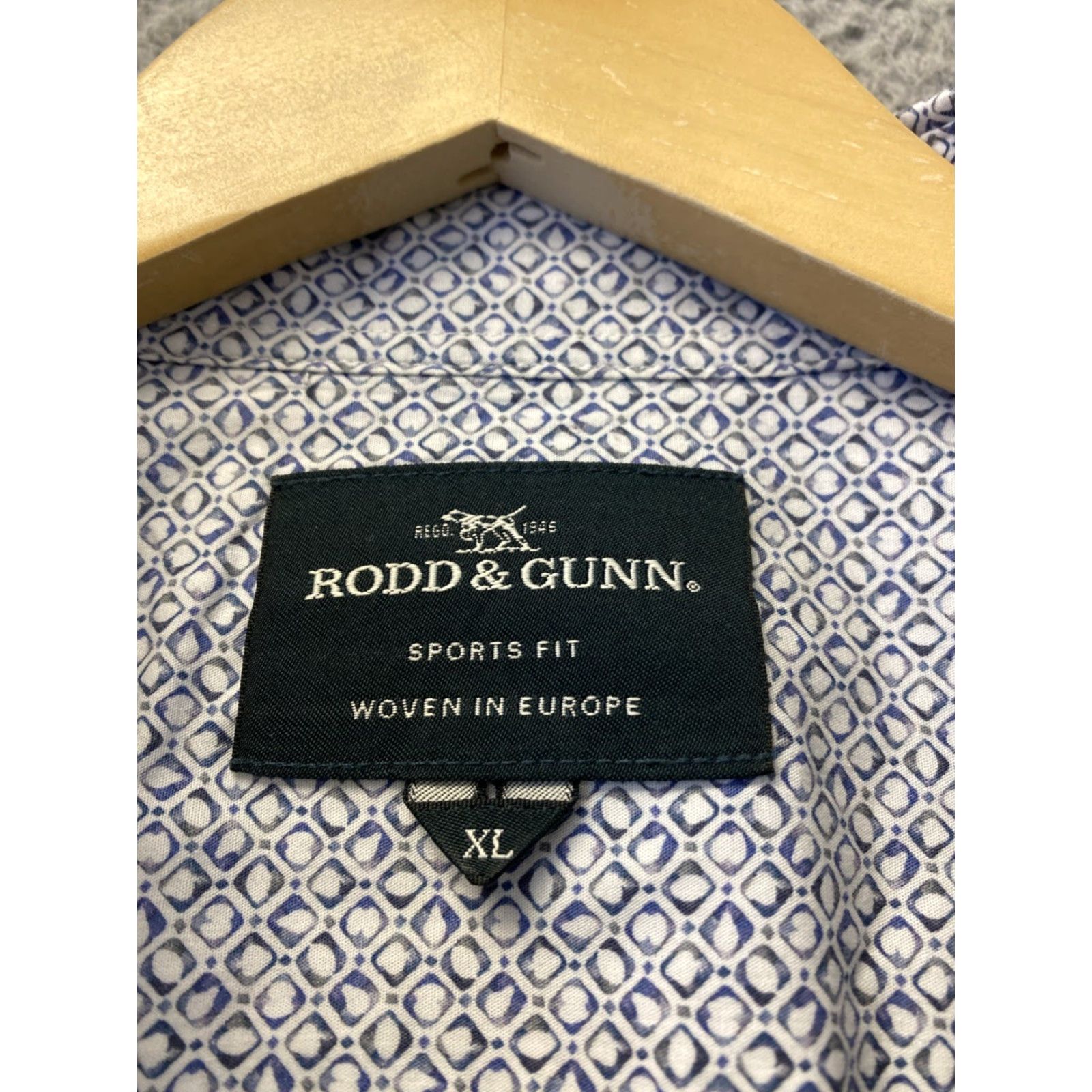 Rodd & Gunn Rodd & Gunn Sport Shirt Mens XL Blue 161-21 Size US XL / EU 56 / 4 - 4 Thumbnail