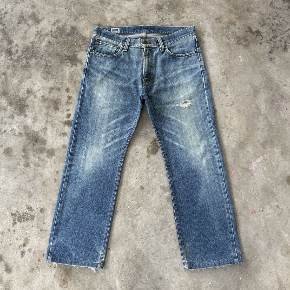 Edwin Vintage Edwin Faded Blue Denim Jean Pants W35 Size US 35 - 1 Thumbnail
