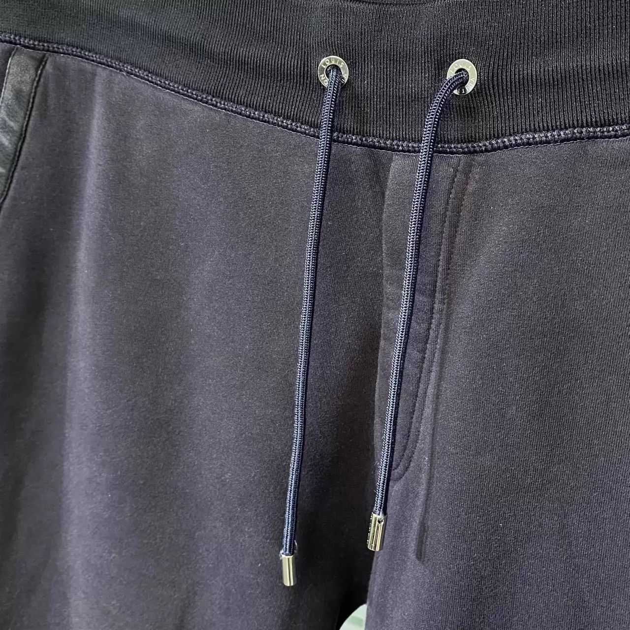 Louis Vuitton LV Navy Blue Drawstring Cuffed Trackpants L (Ring Logo) Size US 34 / EU 50 - 8 Thumbnail