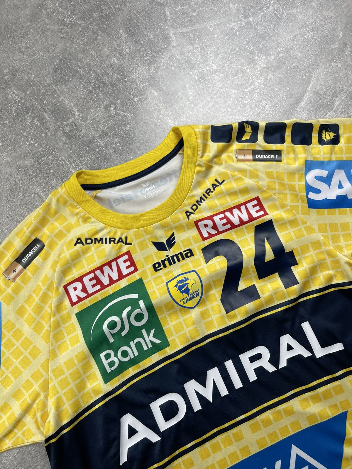 Erima Erima Rhein-Neckar Löwen Jersey #24 DKB Admiral SAP Shirt Size US L / EU 52-54 / 3 - 5 Thumbnail