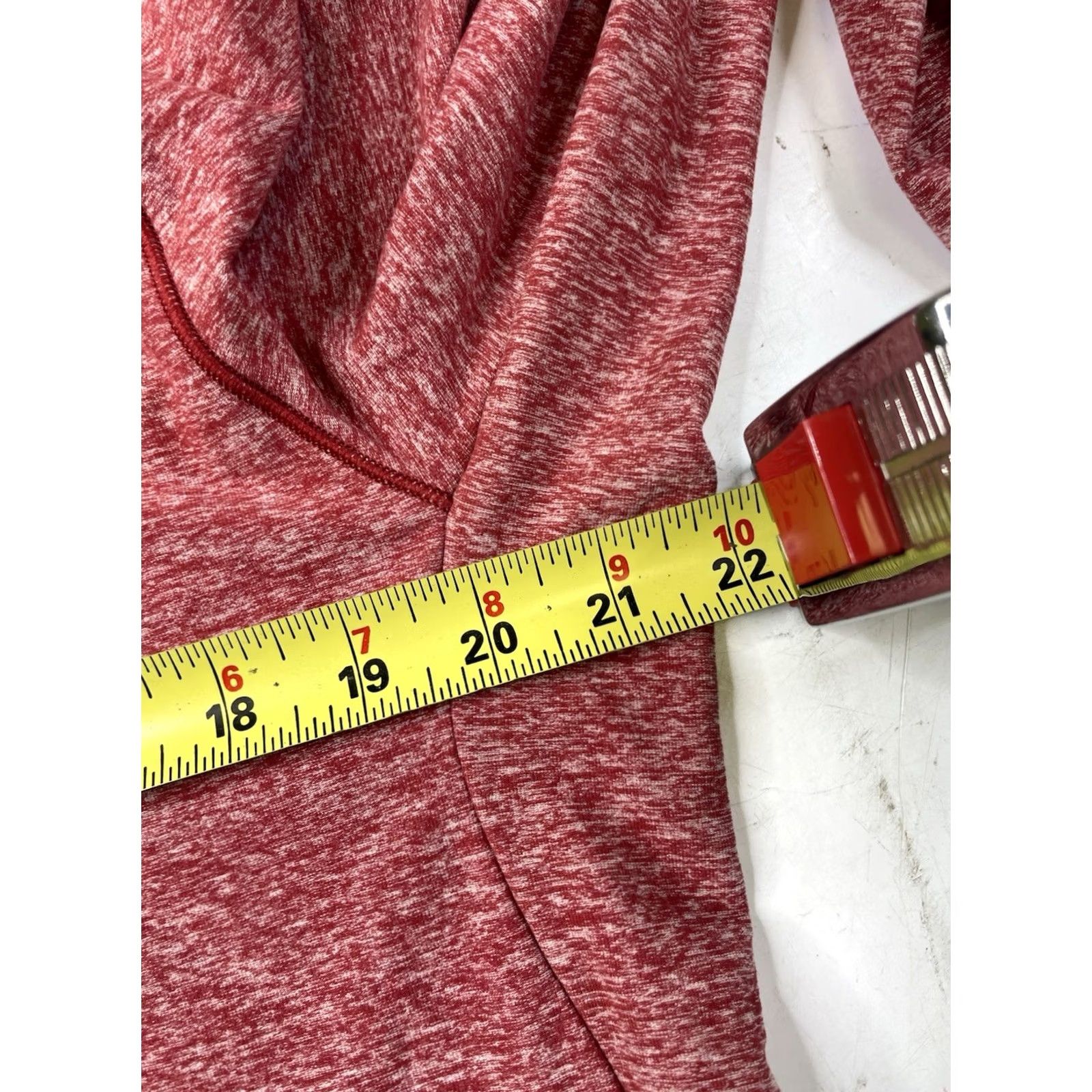 Lululemon Lululemon Metal Vent Tech Pullover Running Mens Large Red Heathered 1/4 Zip Size US L / EU 52-54 / 3 - 8 Thumbnail