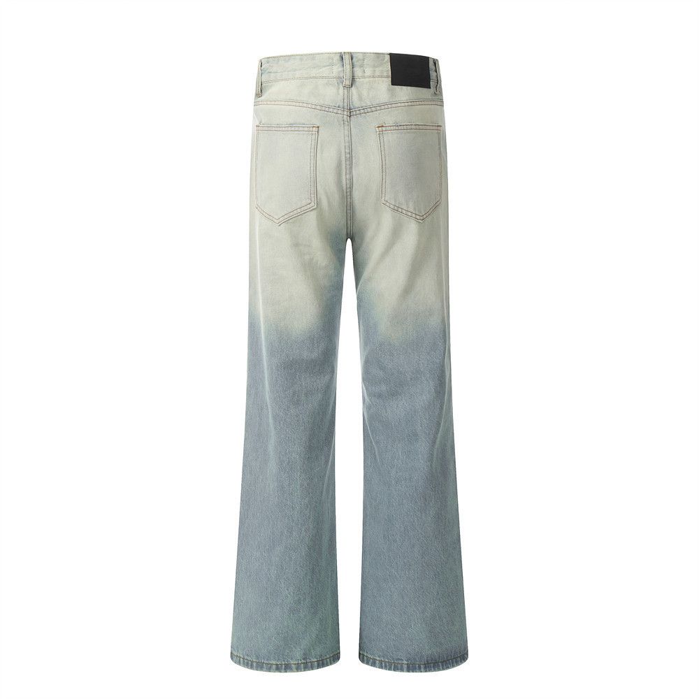 Japanese Brand × Jean Washed Vintage Men's Loose Casual Ripped Jeans Size US 32 / EU 48 - 3 Thumbnail