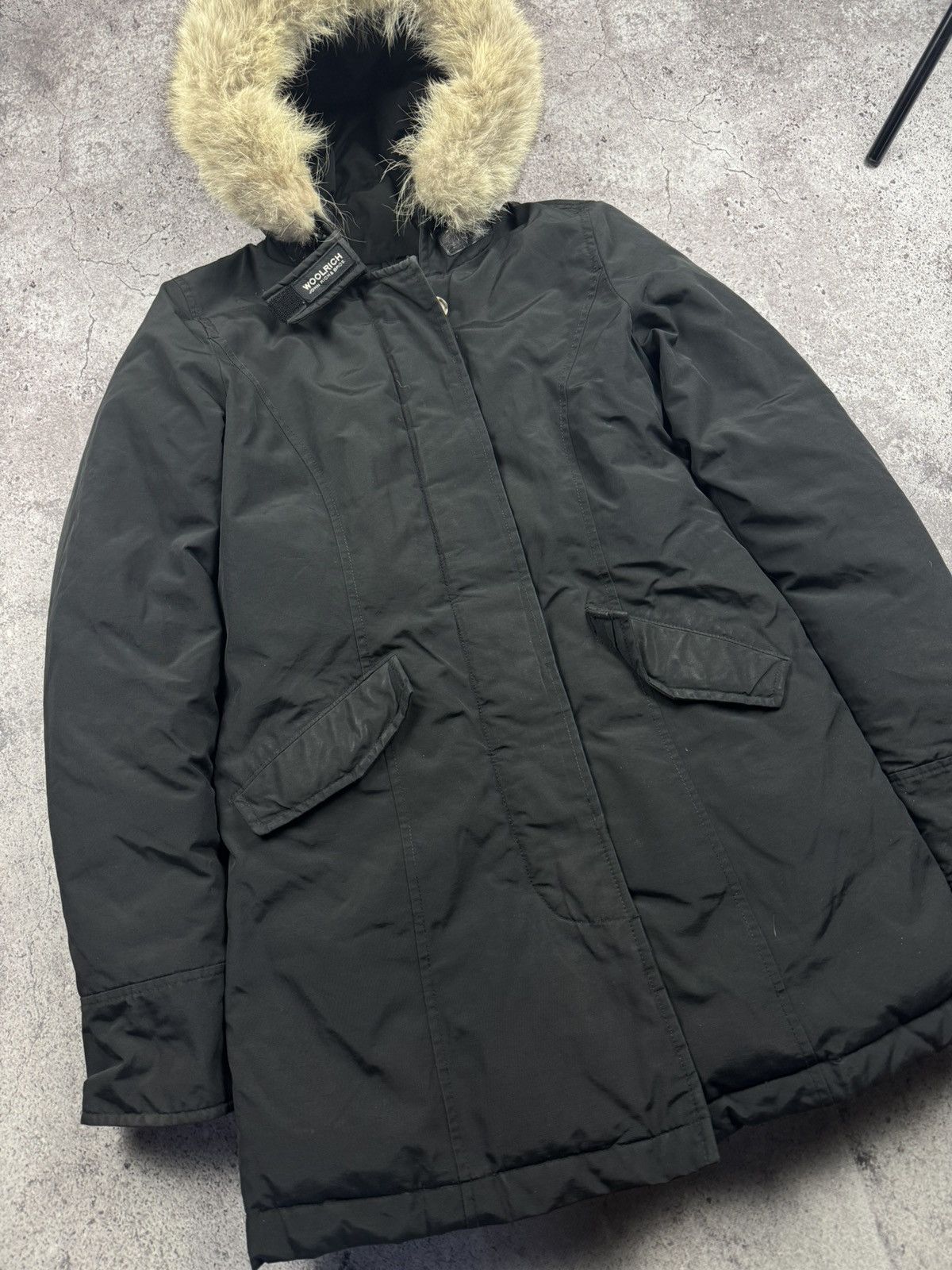 Woolrich Woolen Mills Woolrich John Rich&Bros Black Arctic Parka Jacket Down Hype Size US S / EU 44-46 / 1 - 2 Thumbnail