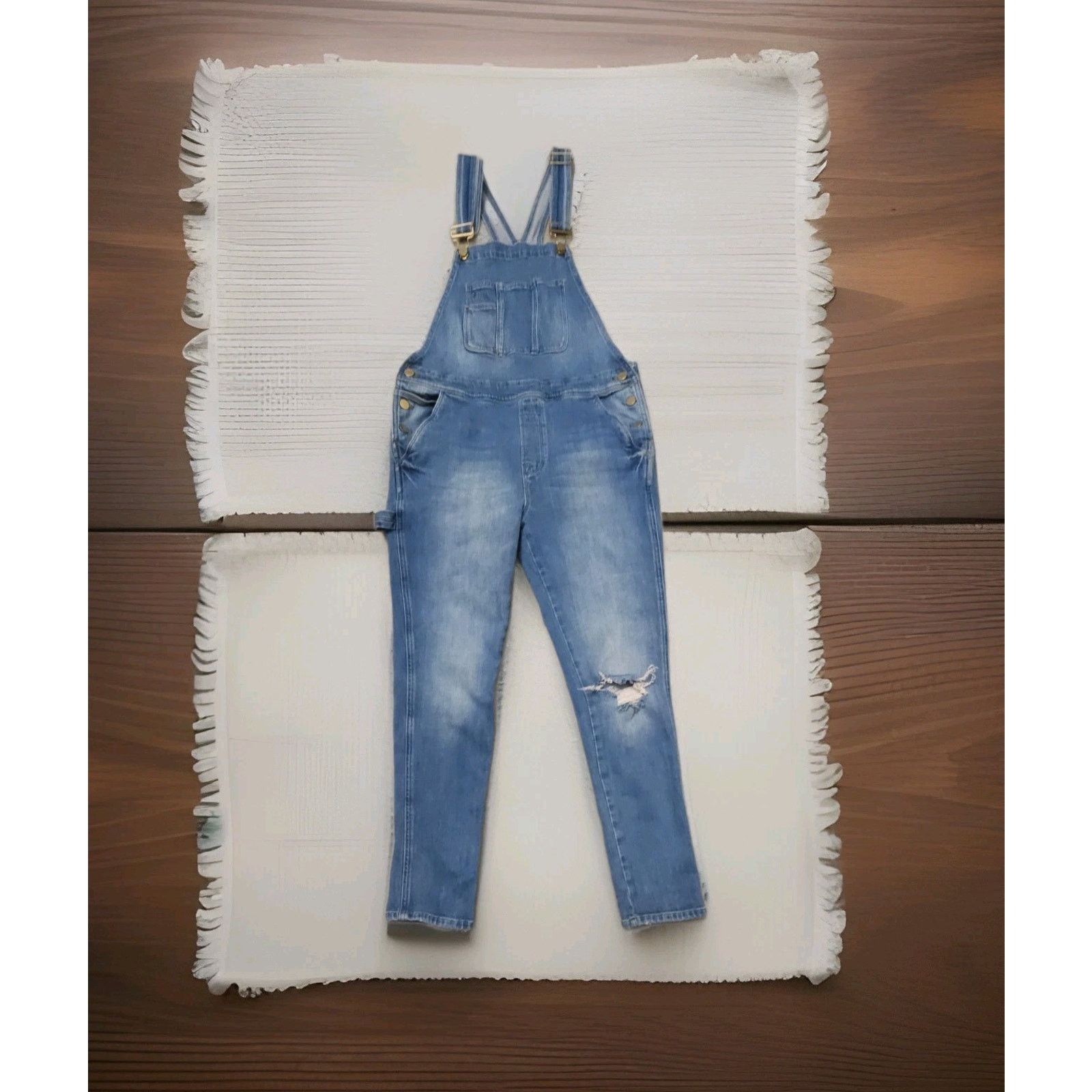 Frame Frame Classic Le Garcon Distressed Overall Carpenter S Size 26" / US 2 / IT 38 - 4 Thumbnail