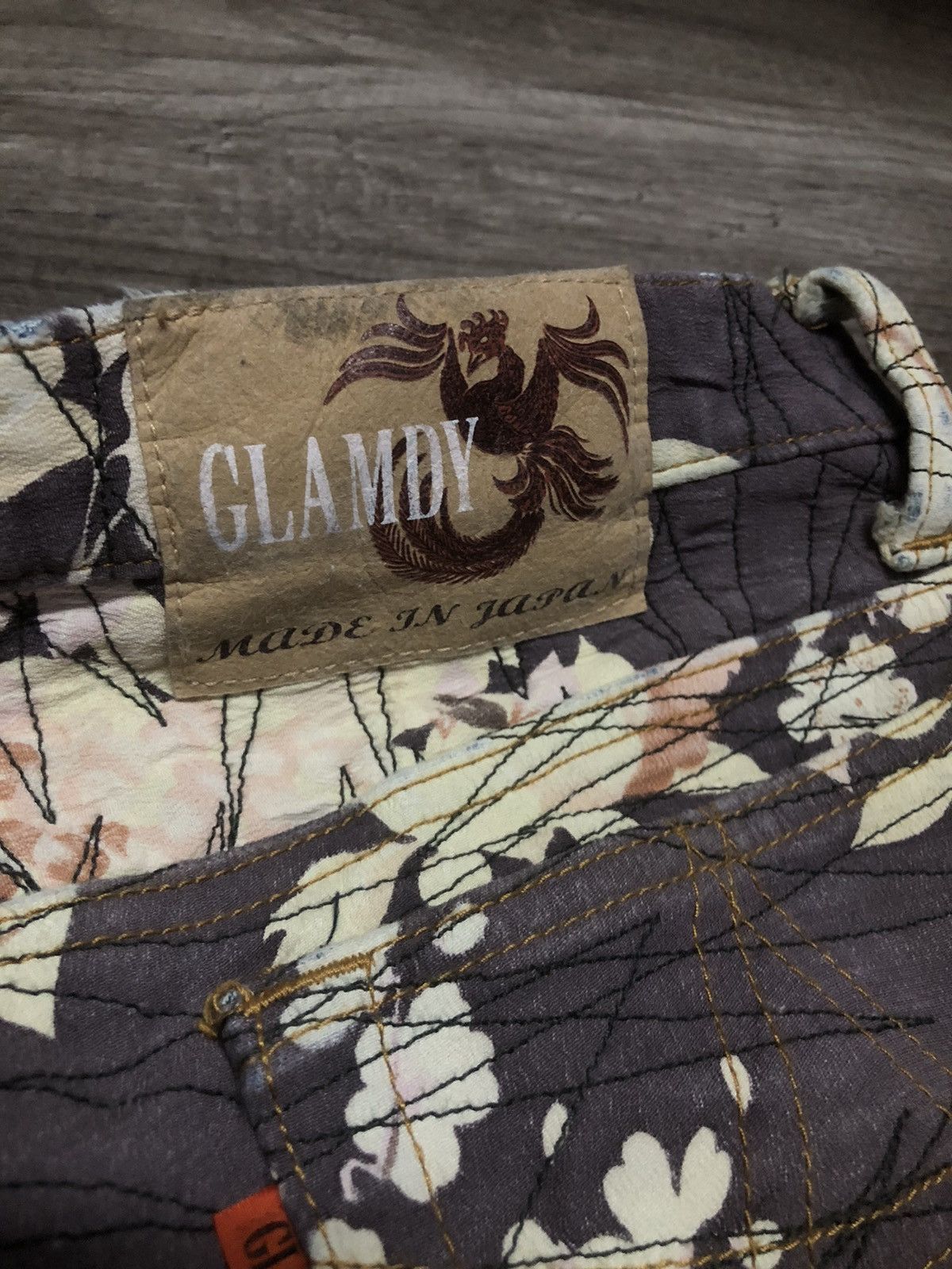Le Grande Bleu (L.G.B.) RARE JAPANESE BRAND GLAMDY JEANS Size US 28 / EU 44 - 16 Thumbnail