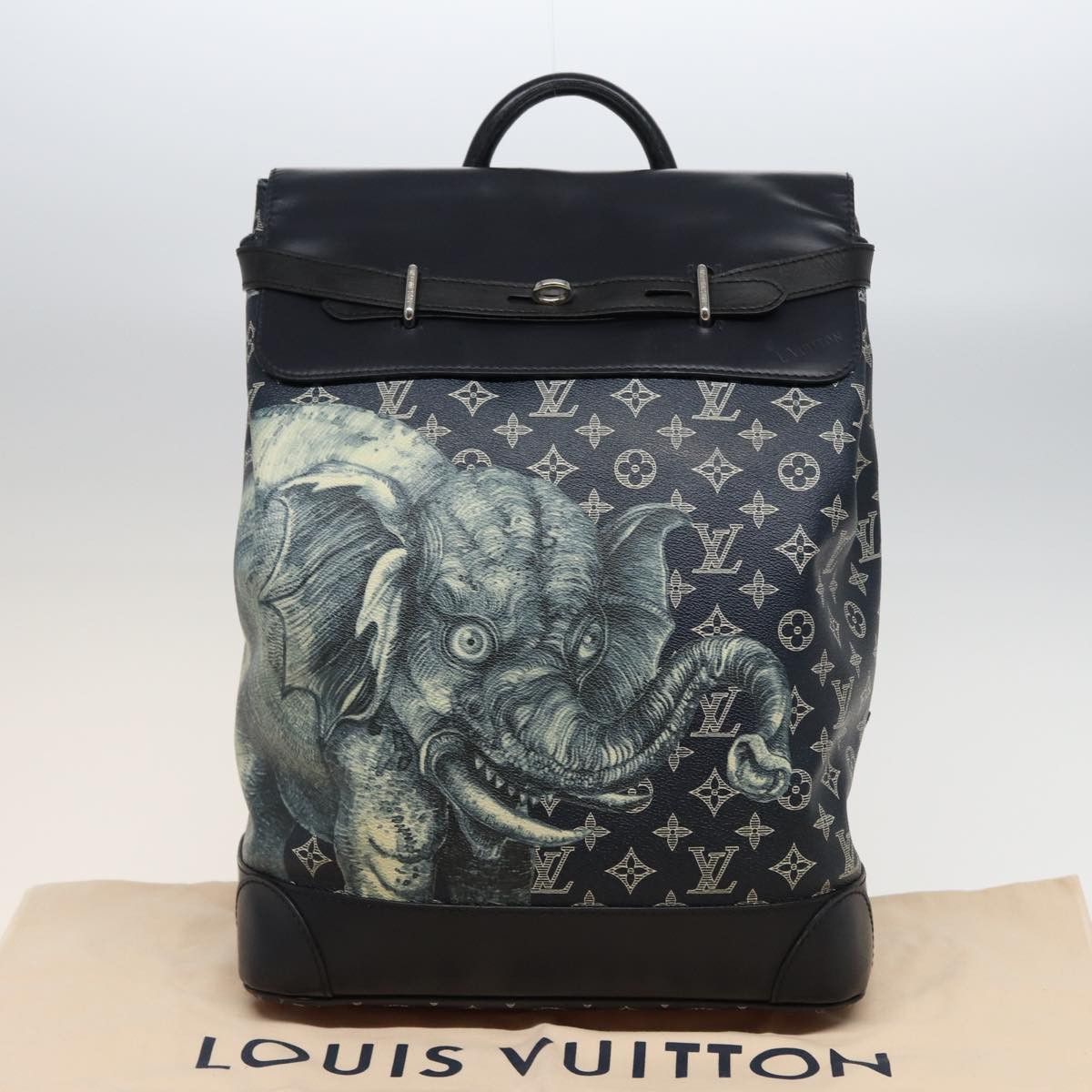 Louis Vuitton LOUIS VUITTON Monogram Savanna Steamer Backpack Black M54126 Size ONE SIZE - 12 Thumbnail