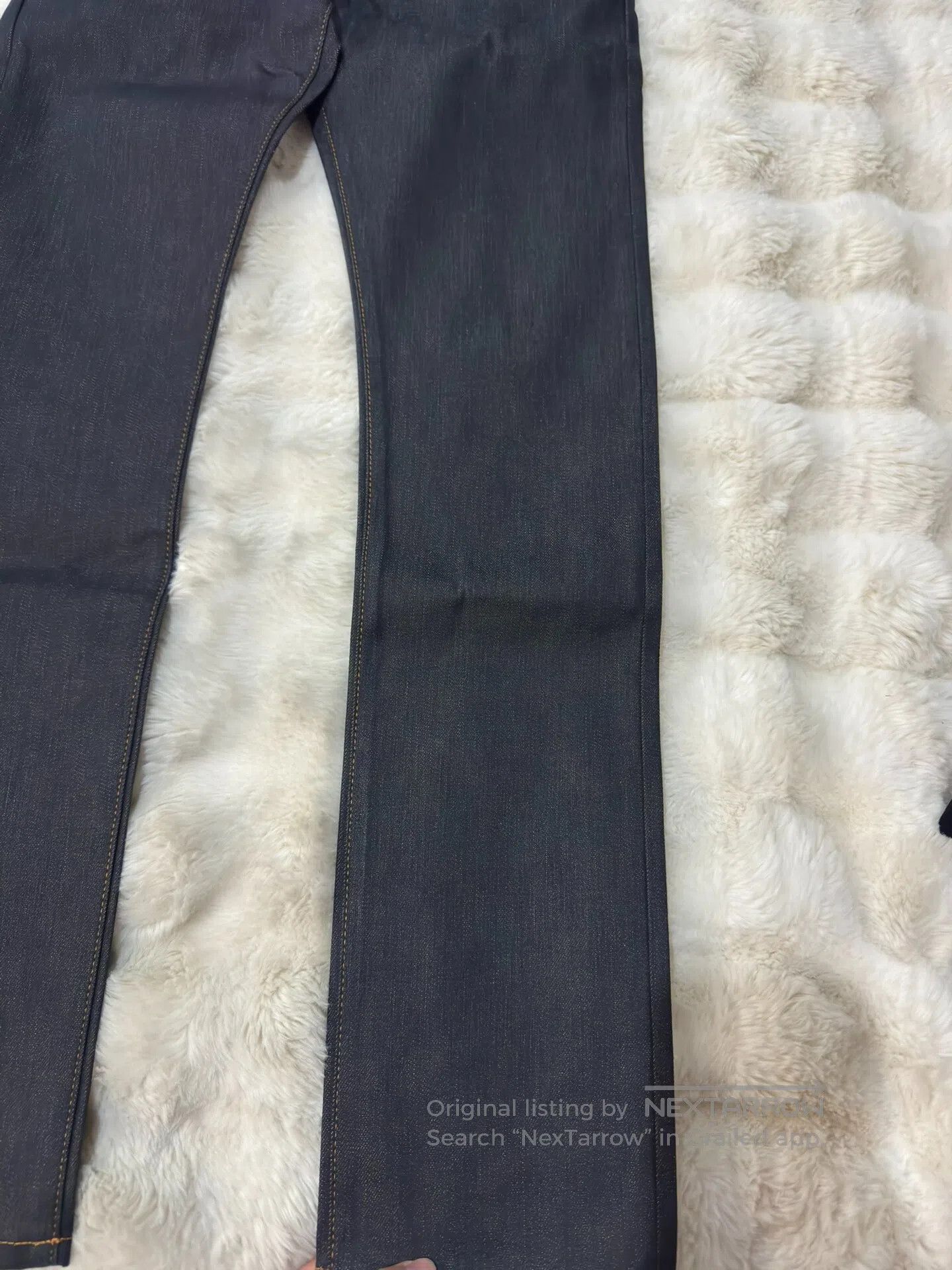 Saint Laurent Paris Saint Laurent Paris Dark Blue Slim Fit Men's Jeans| Size US 31 - 2 Thumbnail