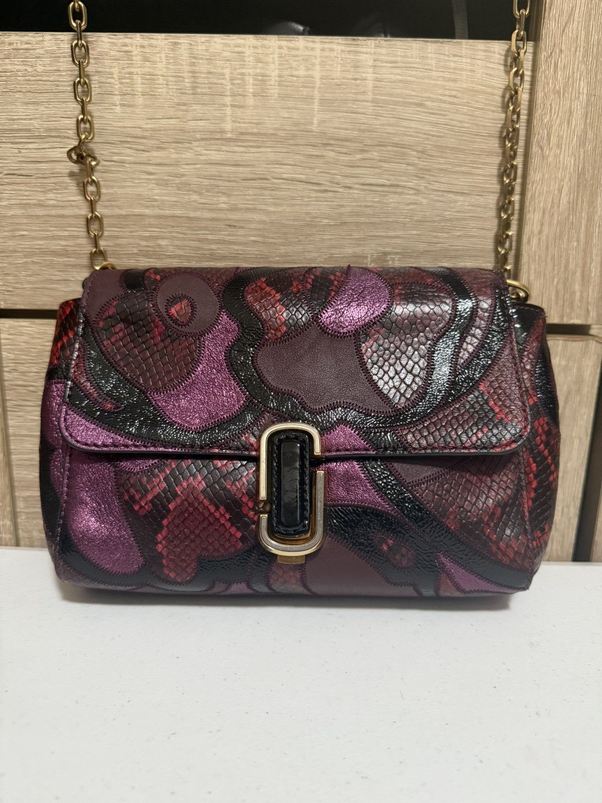 Marc Jacobs Marc Jacobs Snake Patchwork Crossbody Bag Size ONE SIZE - 1 Thumbnail