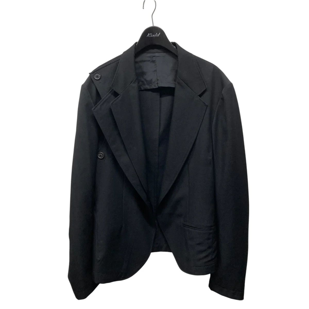 Yohji Yamamoto Yohji Yamamoto pour homme black wool, cupra jacket Size US M / EU 48-50 / 2 - 1 Thumbnail