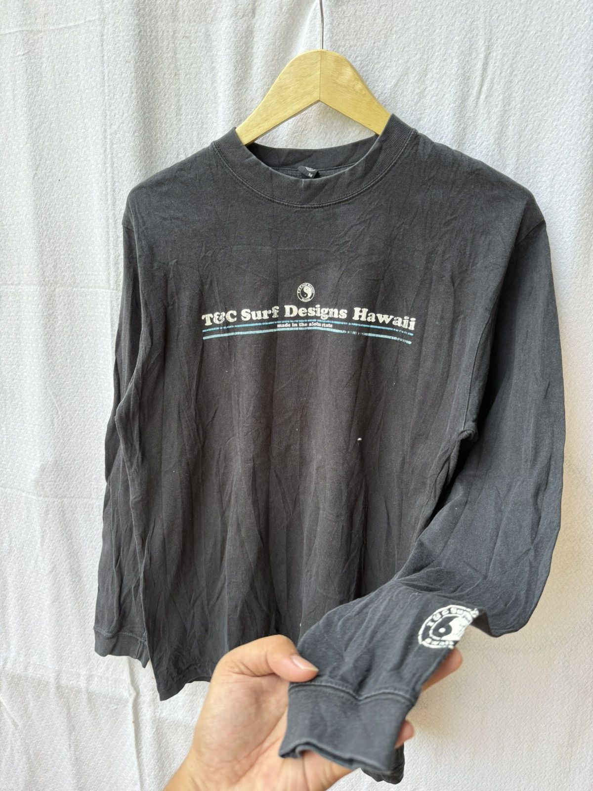 BUFFALO BOBS japanese style surf design poem longsleeve Size US M / EU 48-50 / 2 - 5 Thumbnail