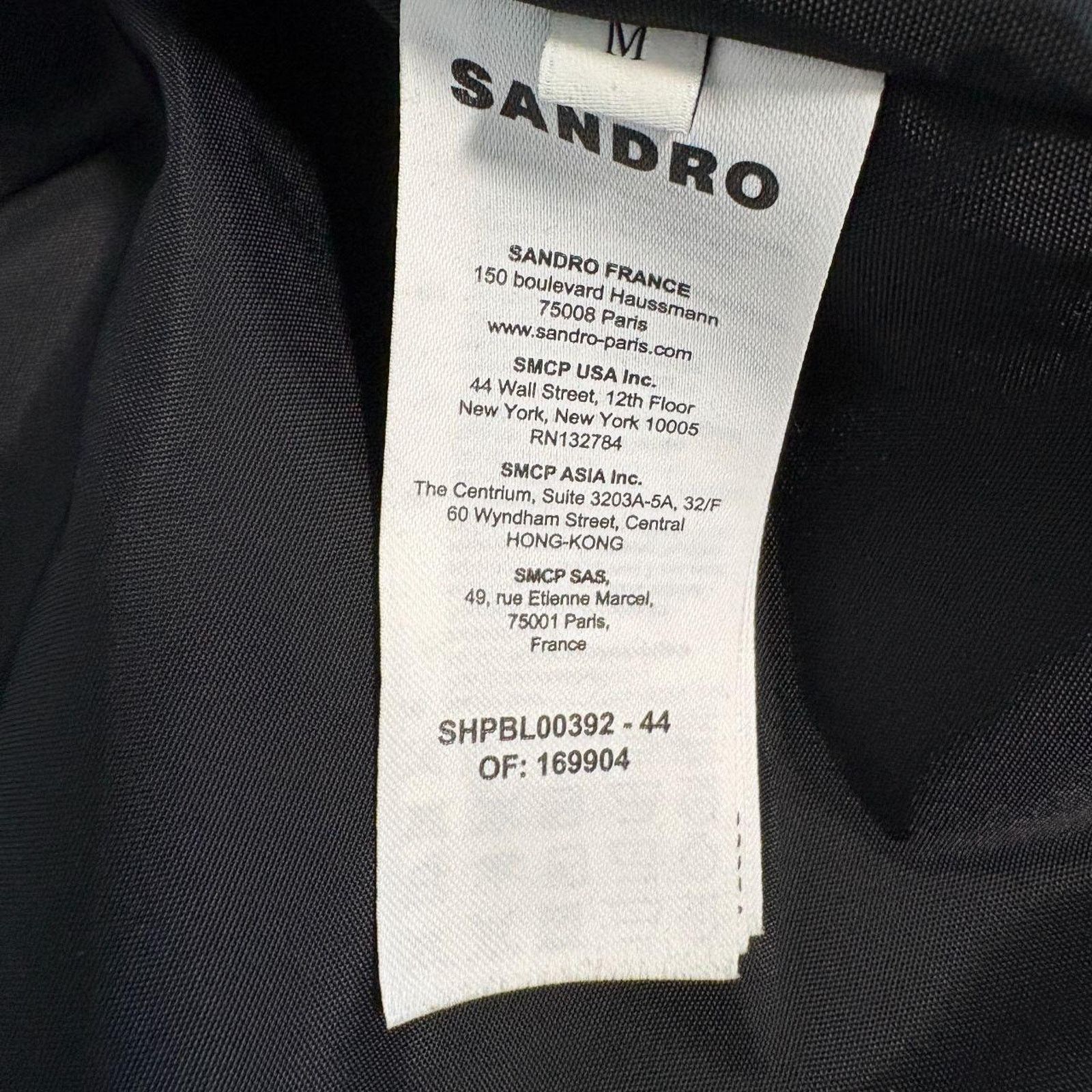 Sandro Hooded Technical Fabric Jacket M Size US M / EU 48-50 / 2 - 5 Thumbnail
