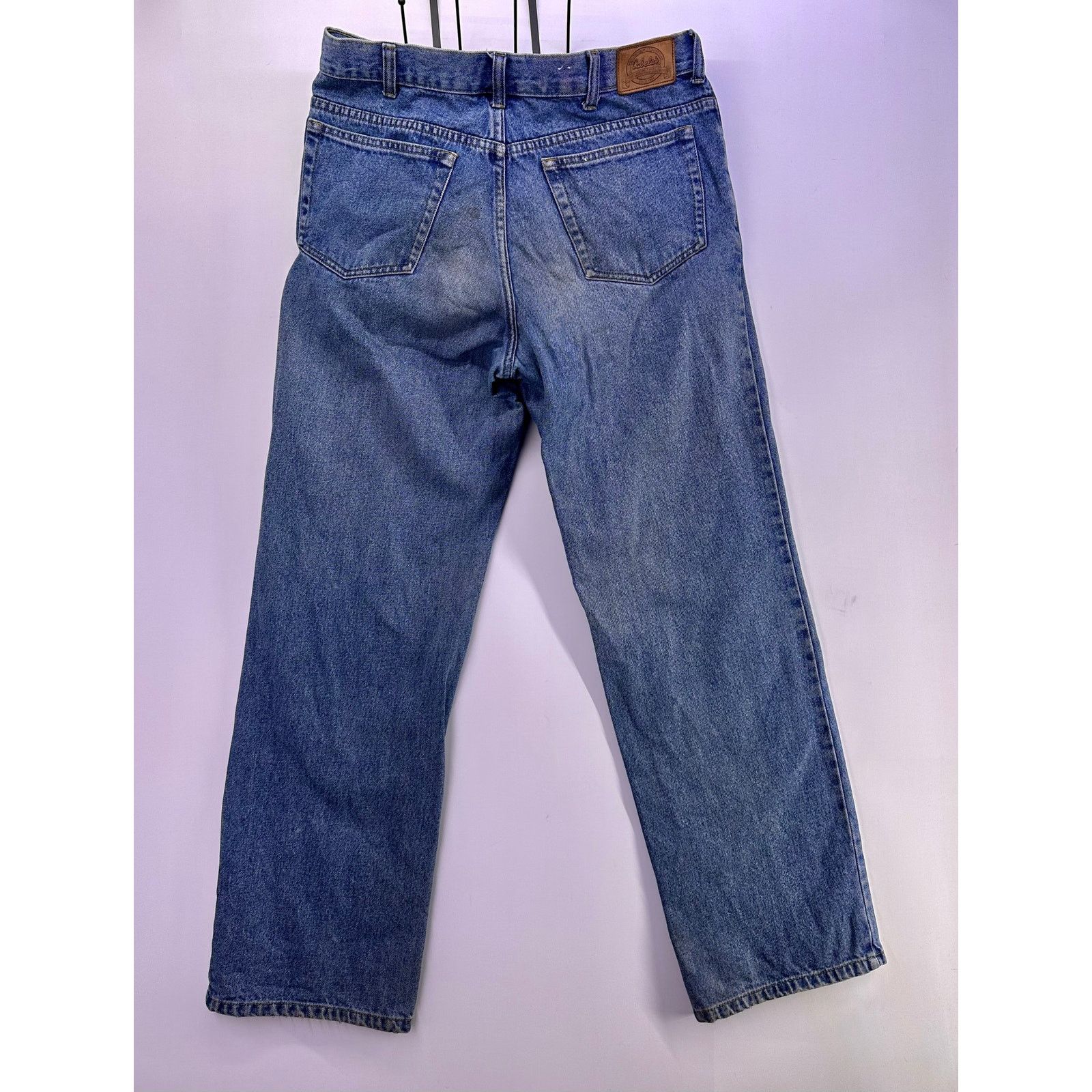 Cabelas Cabelas Blue Thick Work Jeans Size 34 Size US 34 / EU 50 - 7 Thumbnail