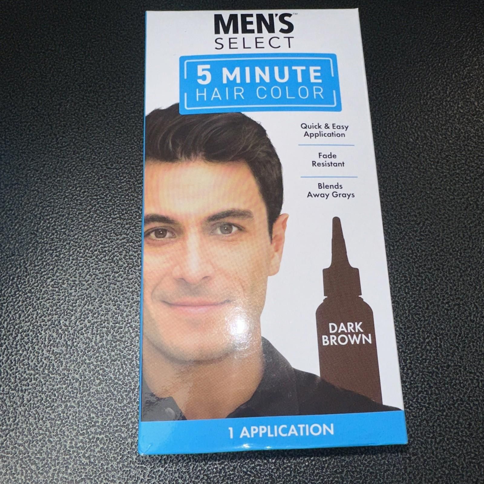 Selected Homme SELECT Men's 5 Minute DARK BROWN Hair Color Permanent Dye * Size ONE SIZE - 1 Thumbnail