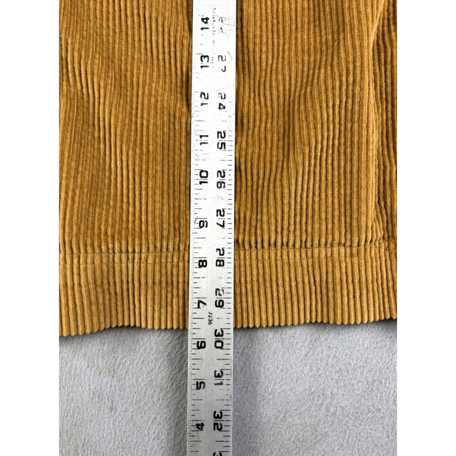 Vintage LL Bean Shirt Shacket Women’s 2X Plus Brown Comfort Corduroy Button Up Size XXL / US 16-18 / IT 52-54 - 6 Thumbnail